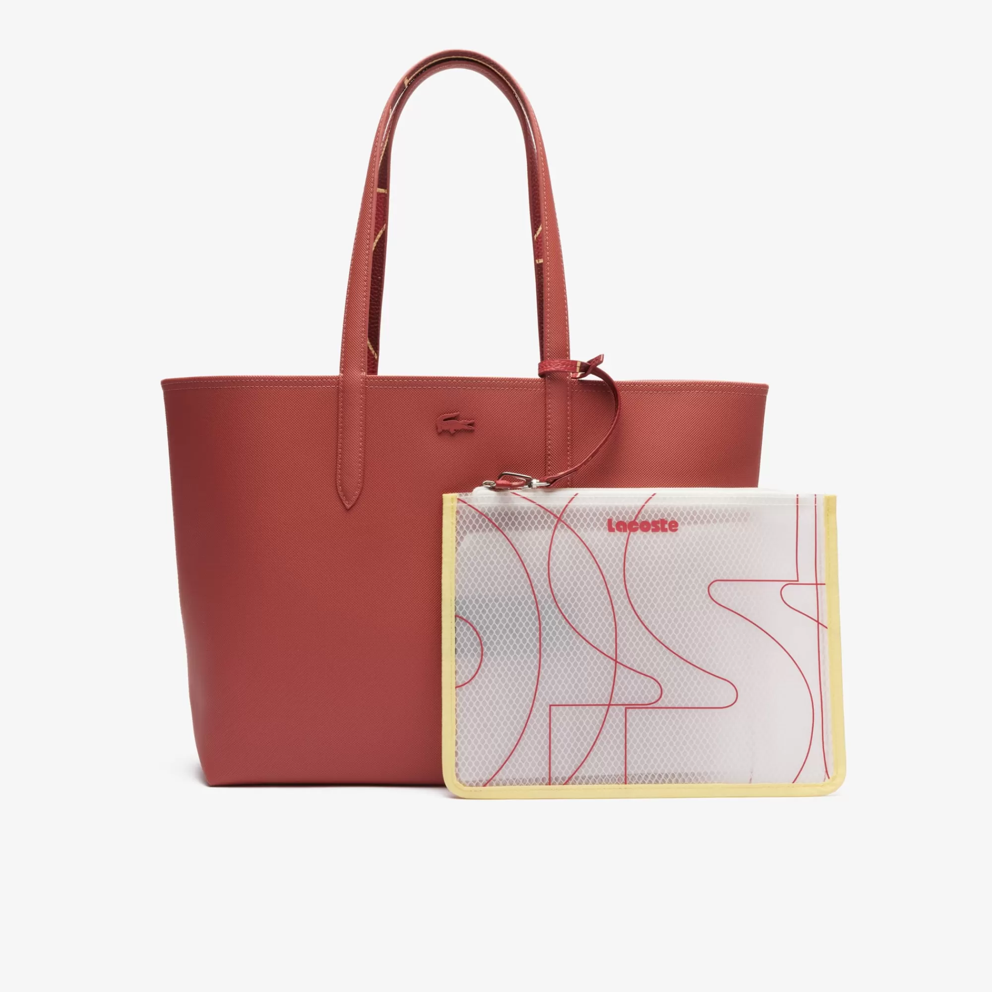 MULHER LACOSTE Malas^Mala Tote Anna Reversível com Bolsa