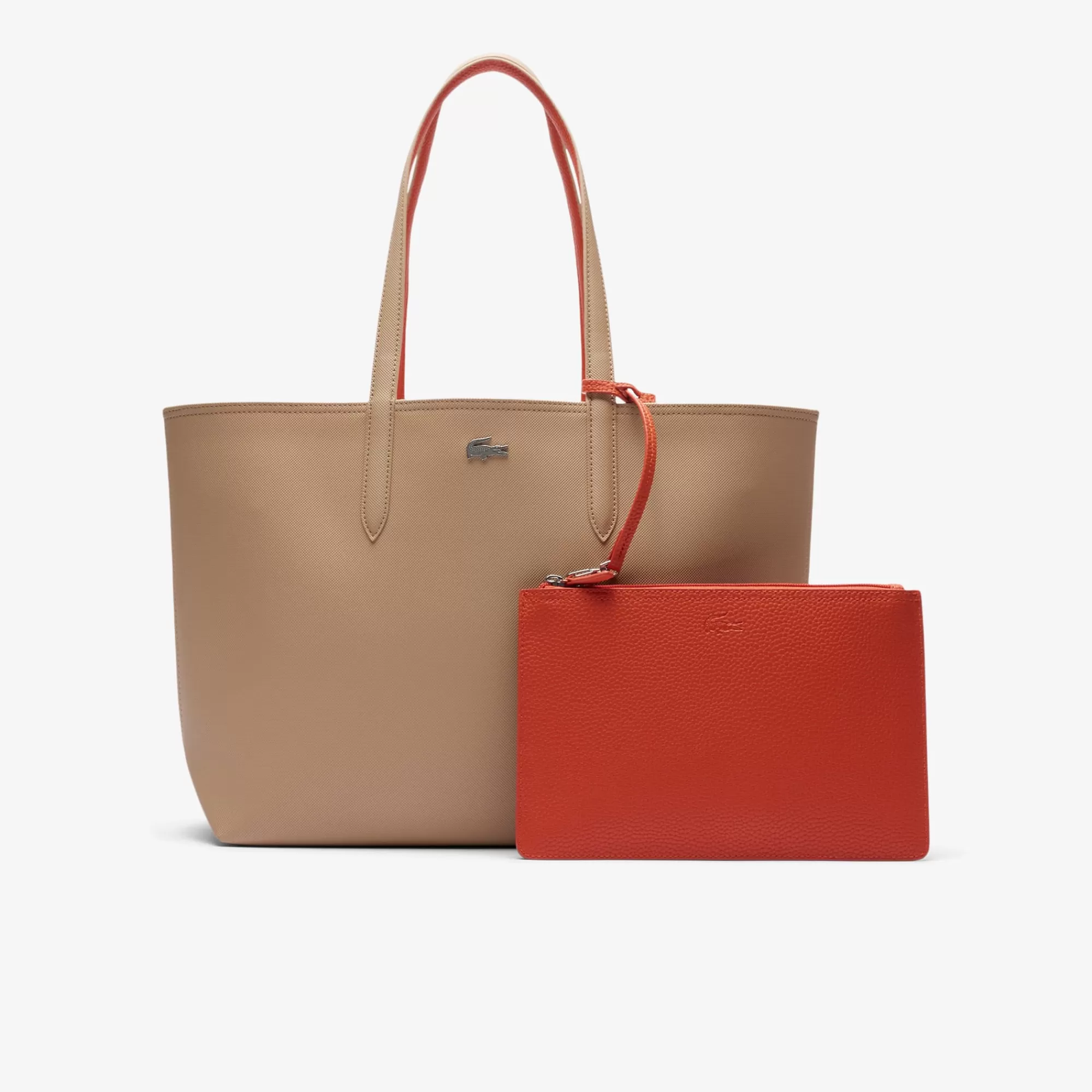 MULHER LACOSTE Malas^Mala Tote Anna Reversível com Bolsa