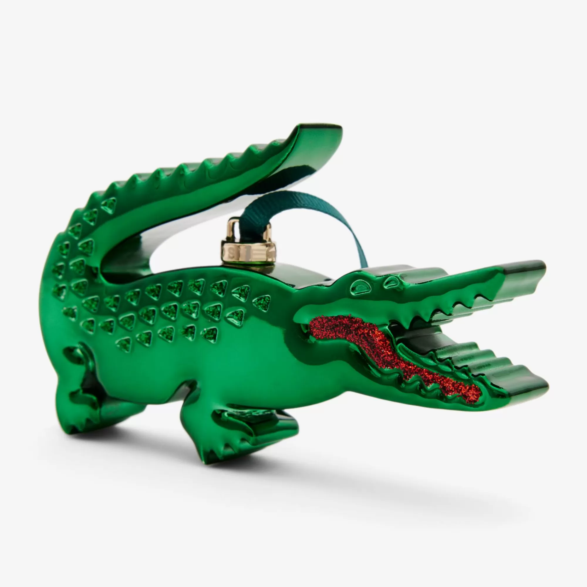 MULHER LACOSTE Casa | Têxtil Lar^Ornamento de Natal em forma de crocodilo