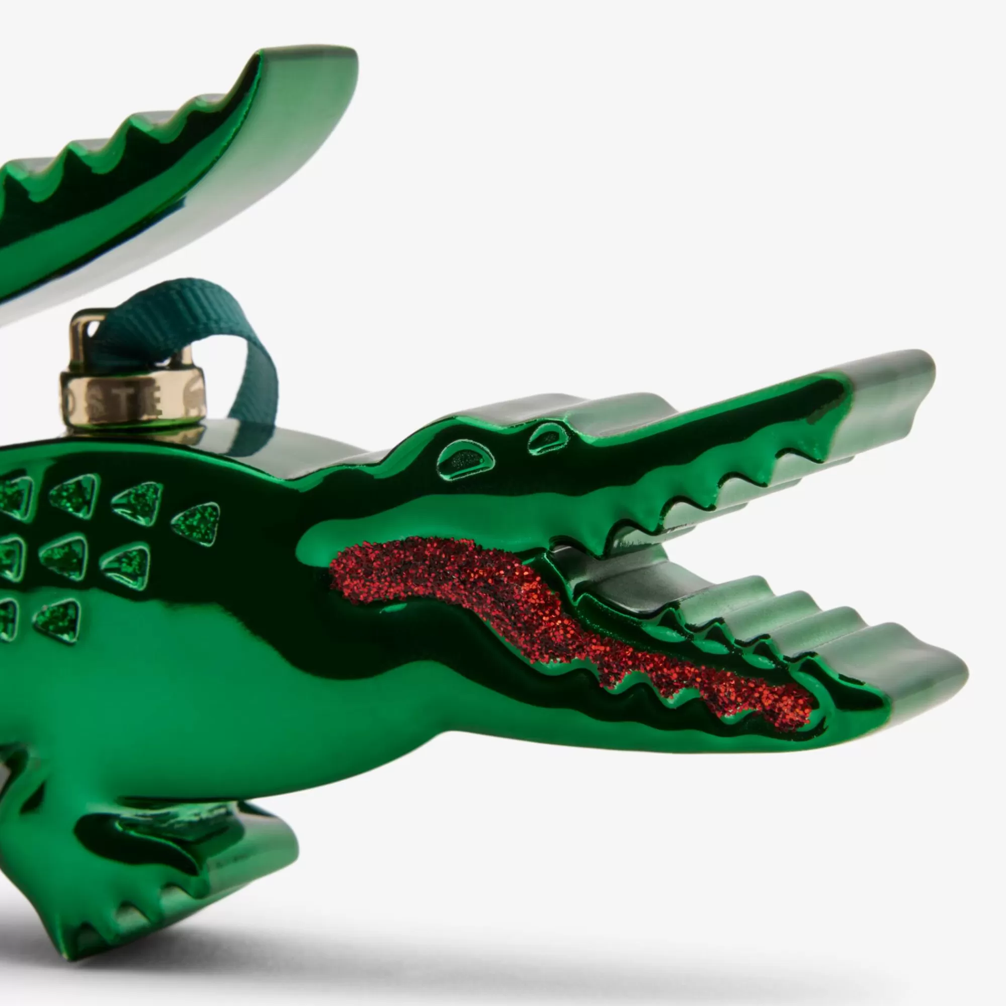 MULHER LACOSTE Casa | Têxtil Lar^Ornamento de Natal em forma de crocodilo