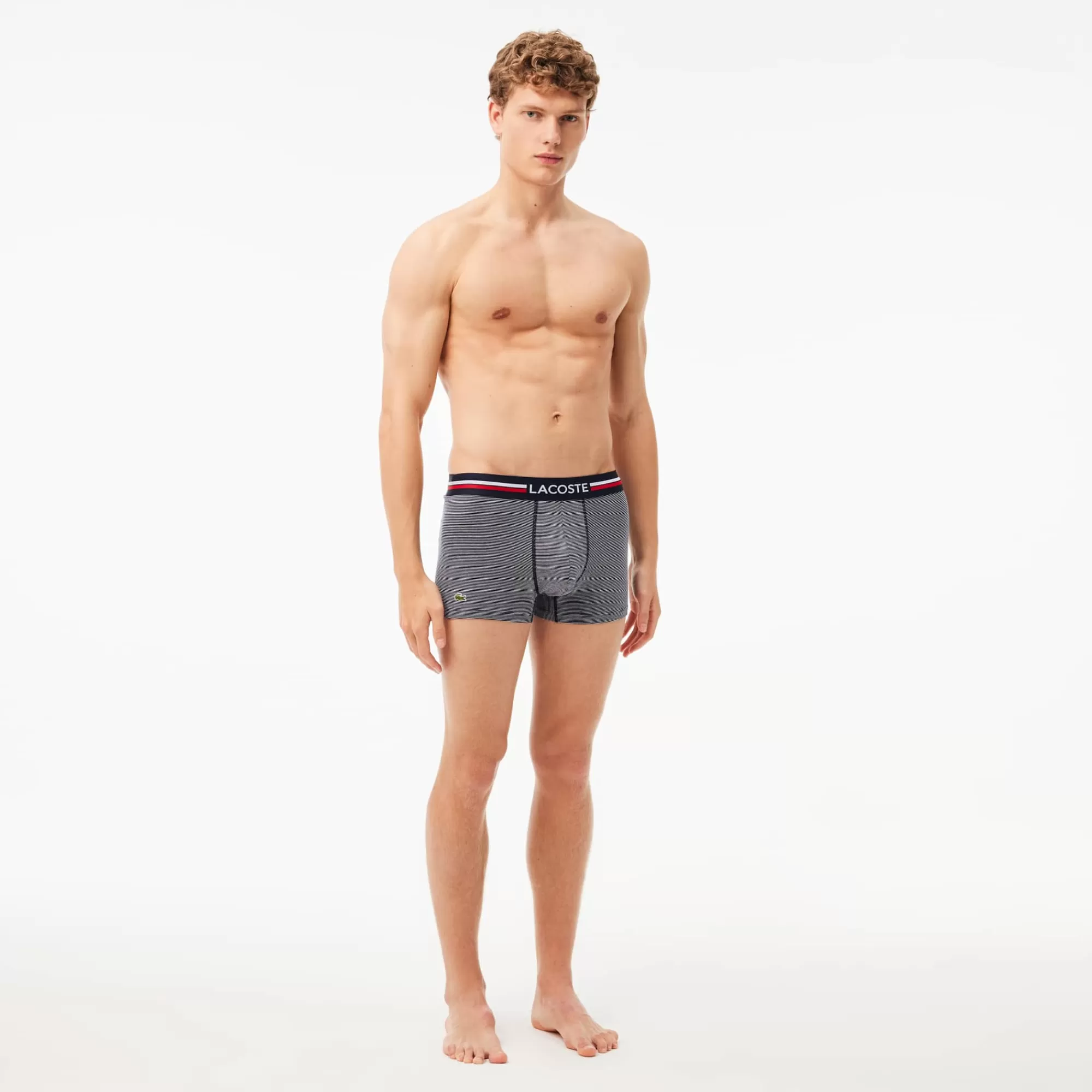 LACOSTE Roupa Interior | Roupa Interior & Roupa De Casa^Pack de 3 Boxers com Faixa Tricolor
