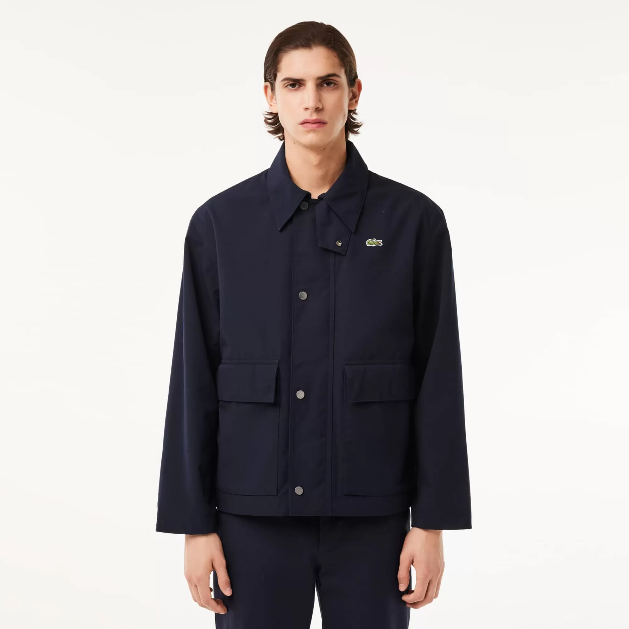 LACOSTE Blusões & Casacos^Parka Impermeável Leve Curta Oversize