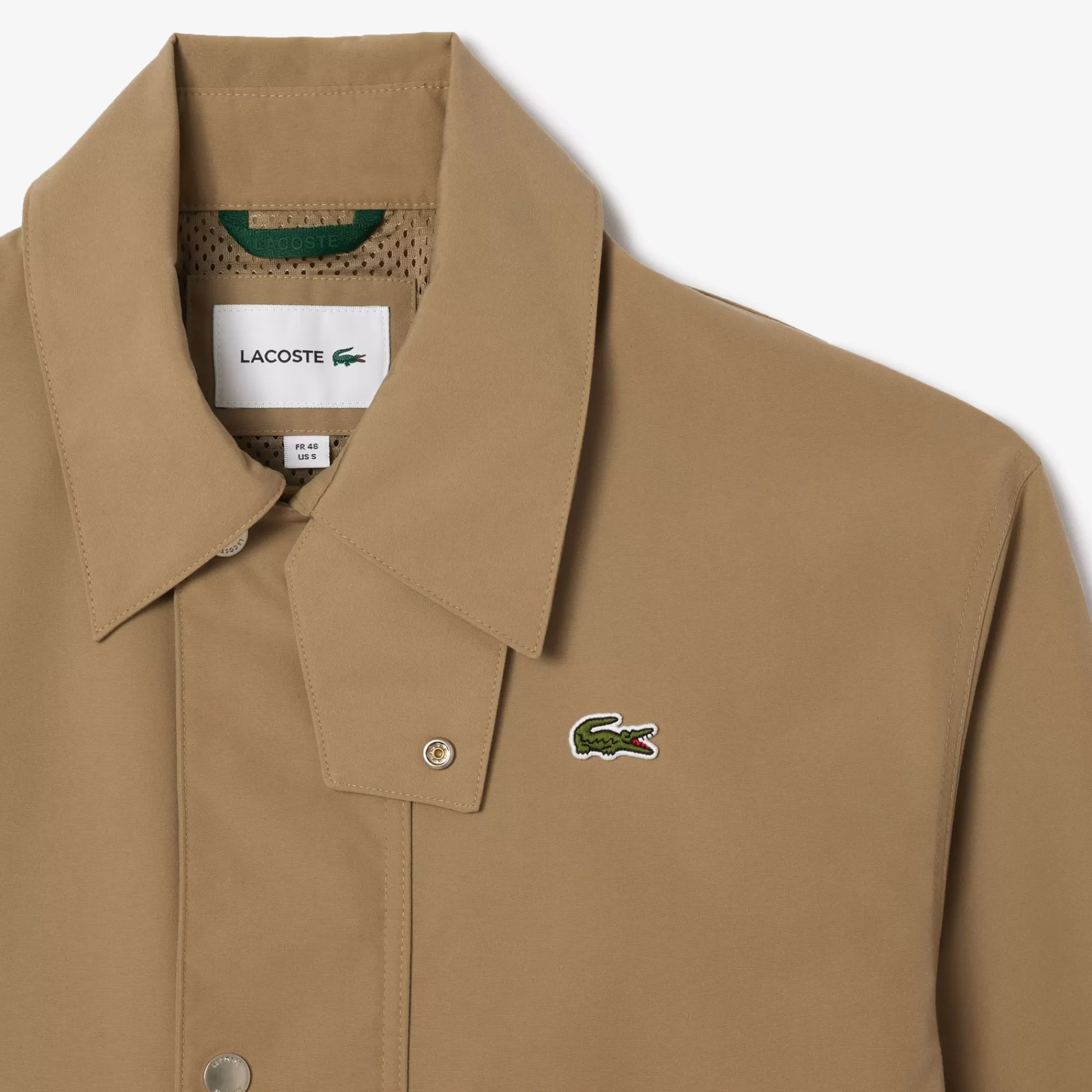 LACOSTE Blusões & Casacos^Parka Impermeável Leve Curta Oversize