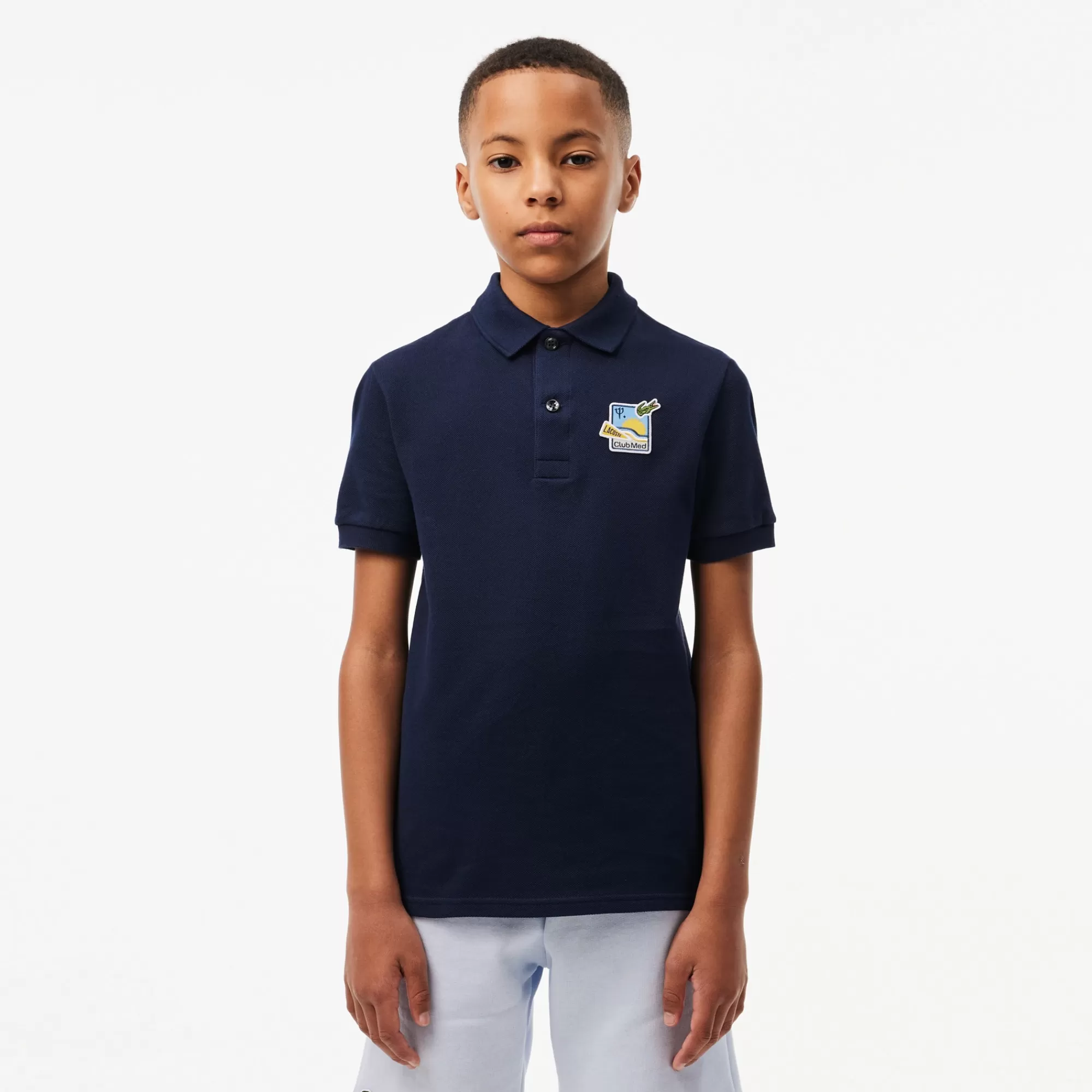 Crianças LACOSTE Moda Menino | Moda Menino^Polo com emblema em piqué x Club Med