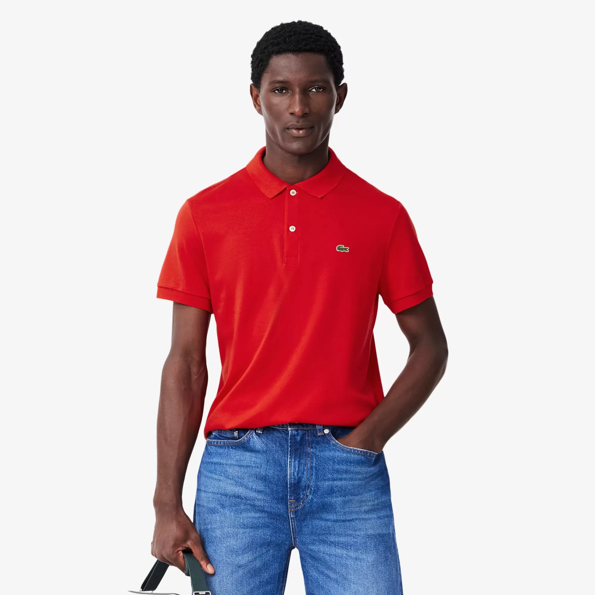 LACOSTE Polos^Polo de Algodão Pima Regular Fit