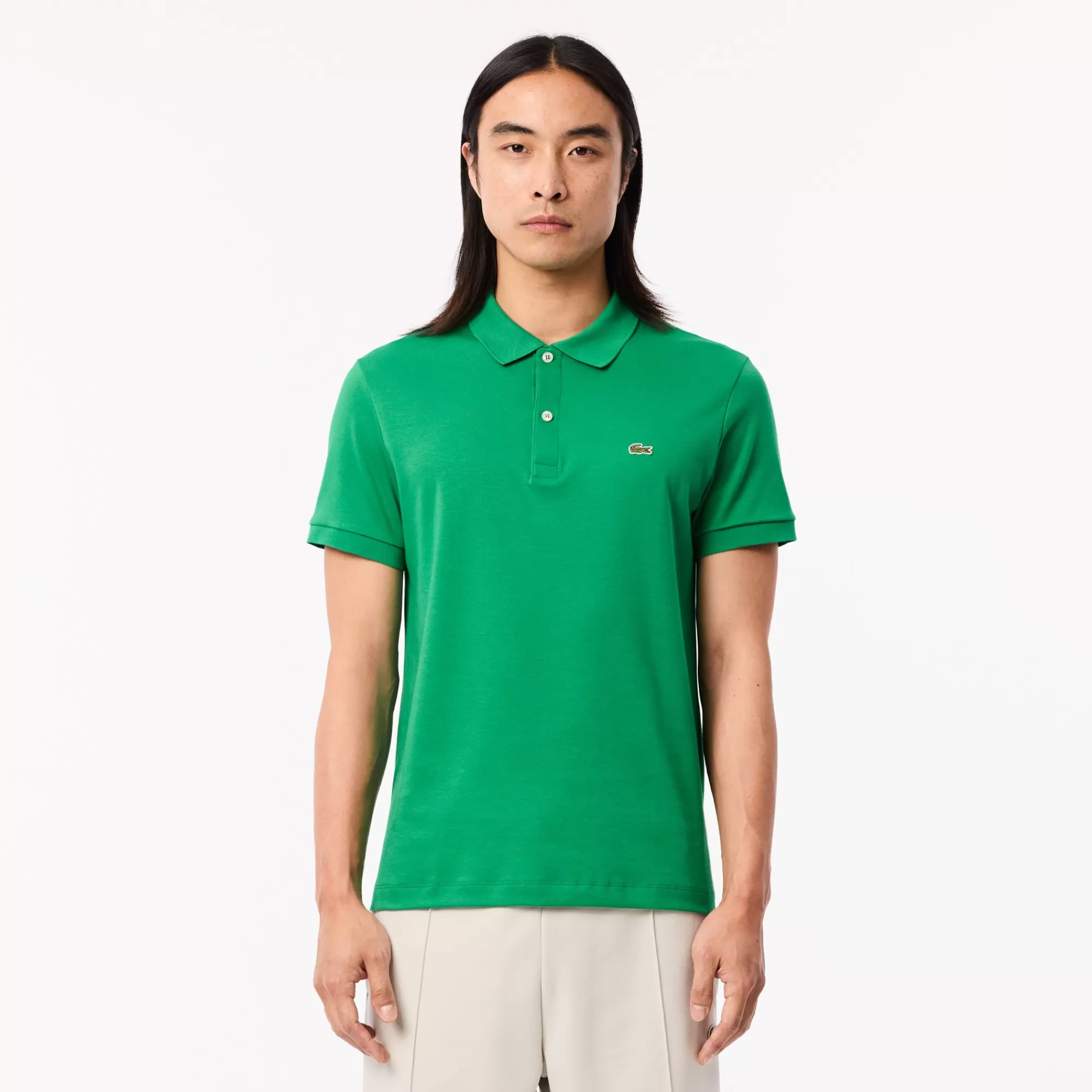 LACOSTE Polos^Polo de Algodão Pima Regular Fit