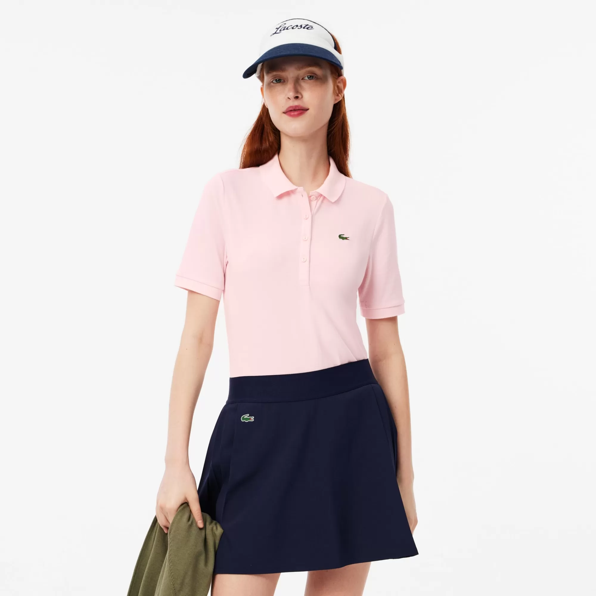 MULHER LACOSTE Golfe | Roupa Deportiva Mulher^Polo de Golf Elástico e Slim Fit com Tecnologia Ultra-Dry