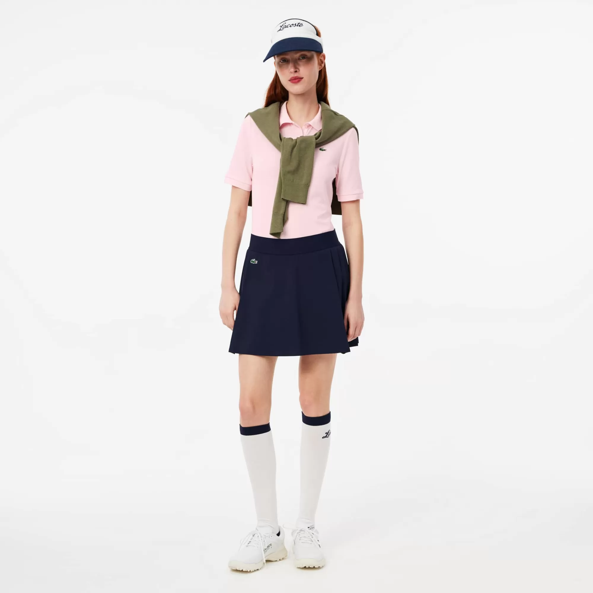 MULHER LACOSTE Golfe | Roupa Deportiva Mulher^Polo de Golf Elástico e Slim Fit com Tecnologia Ultra-Dry