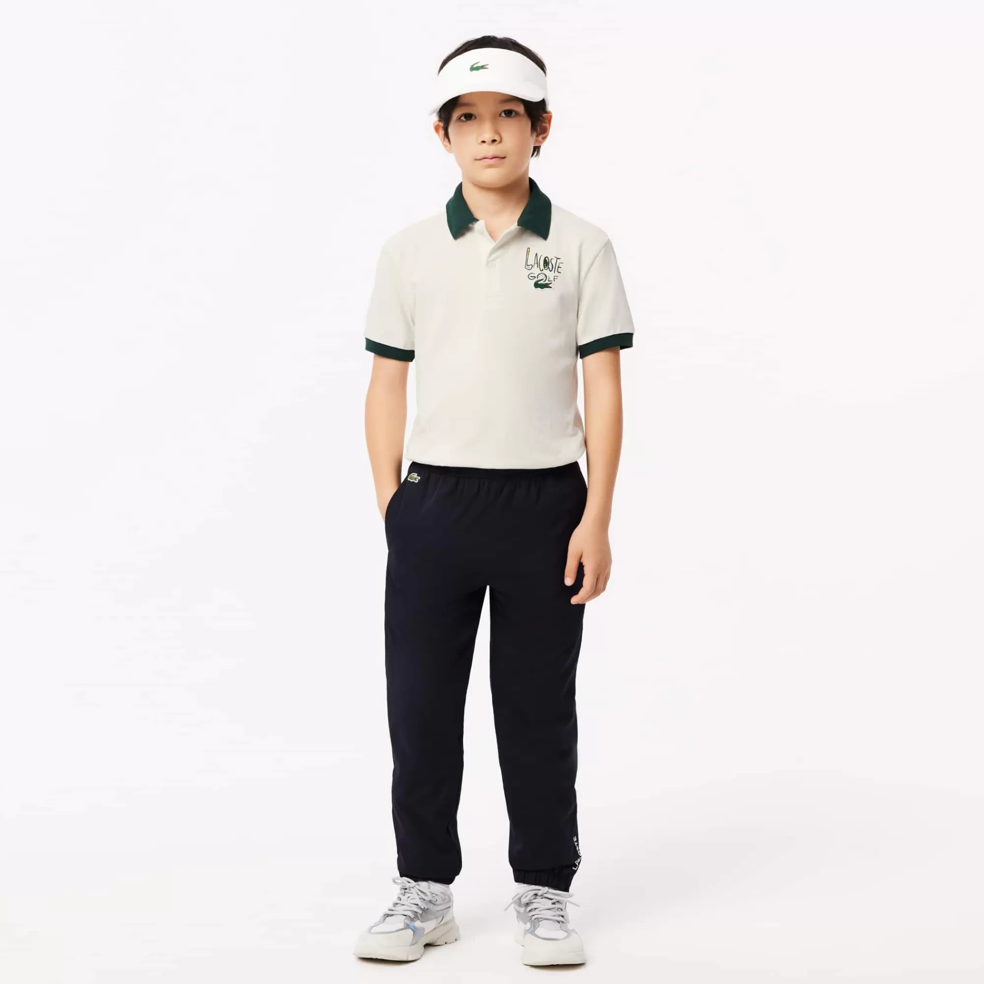 Crianças LACOSTE Moda Menino | Moda Menino^Polo de Golf Estampado com Proteção UV