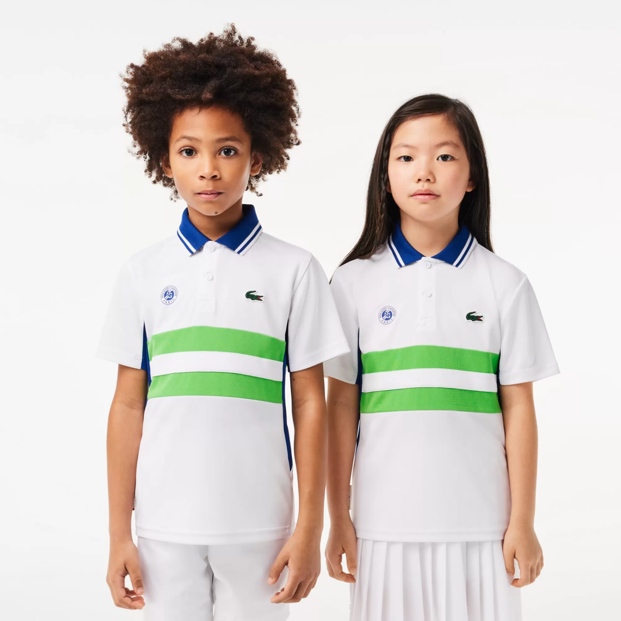 Crianças LACOSTE Moda Menina | Moda Menino^Polo de Ténis com Tecnologia Ultra-Dry Edição Roland-Garros