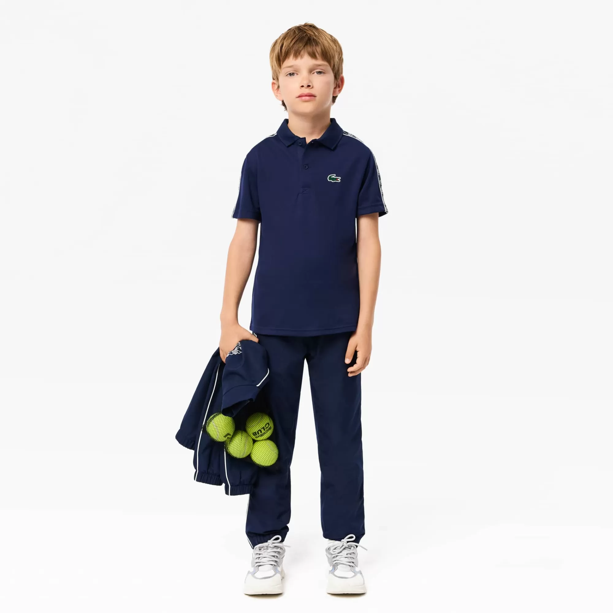 Crianças LACOSTE Moda Menino | Moda Menino^Polo de Ténis em Piqué com Tecnologia Ultra-Dry