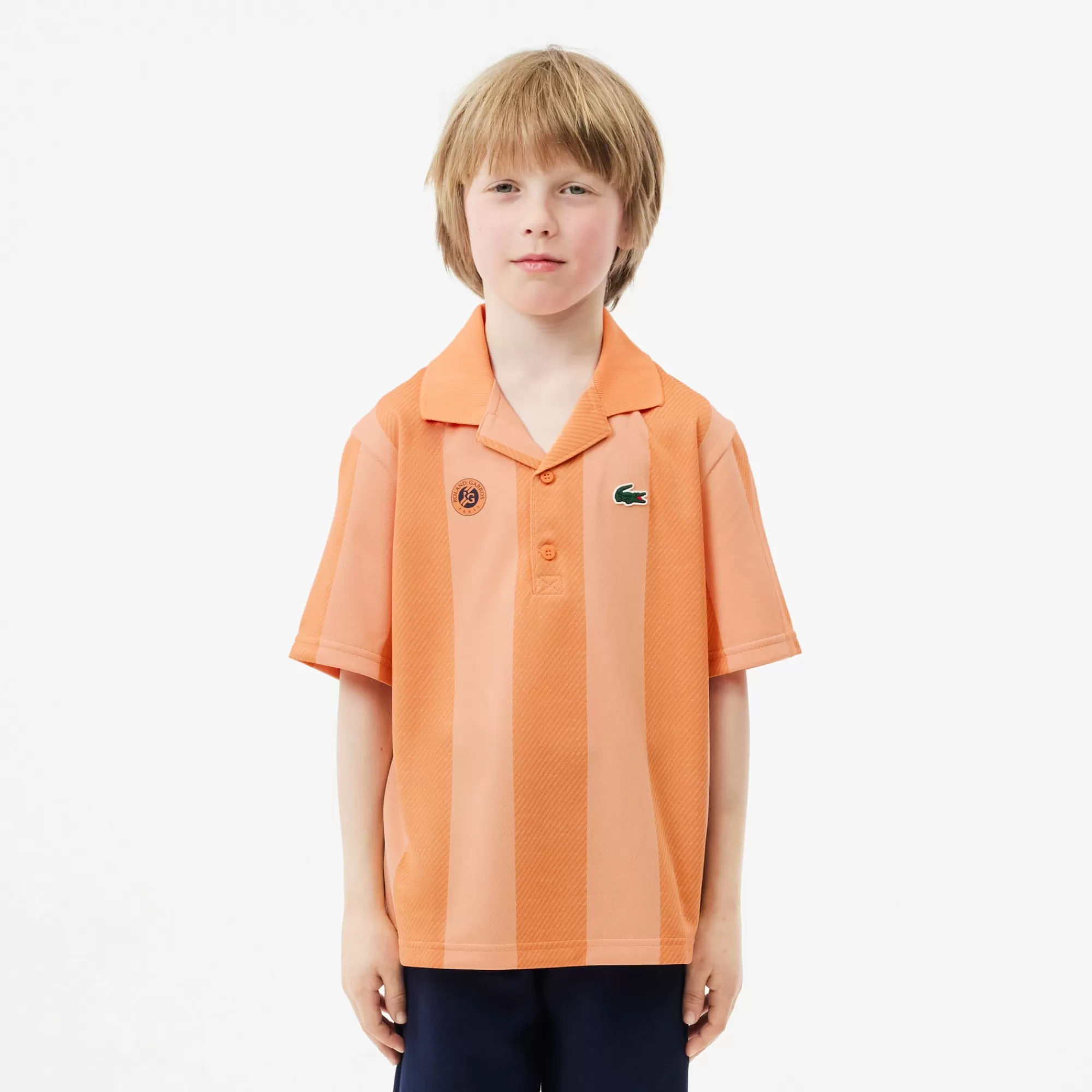 Crianças LACOSTE Moda Menino | Moda Menino^Polo Desportivo Ballboy Edição Roland-Garros