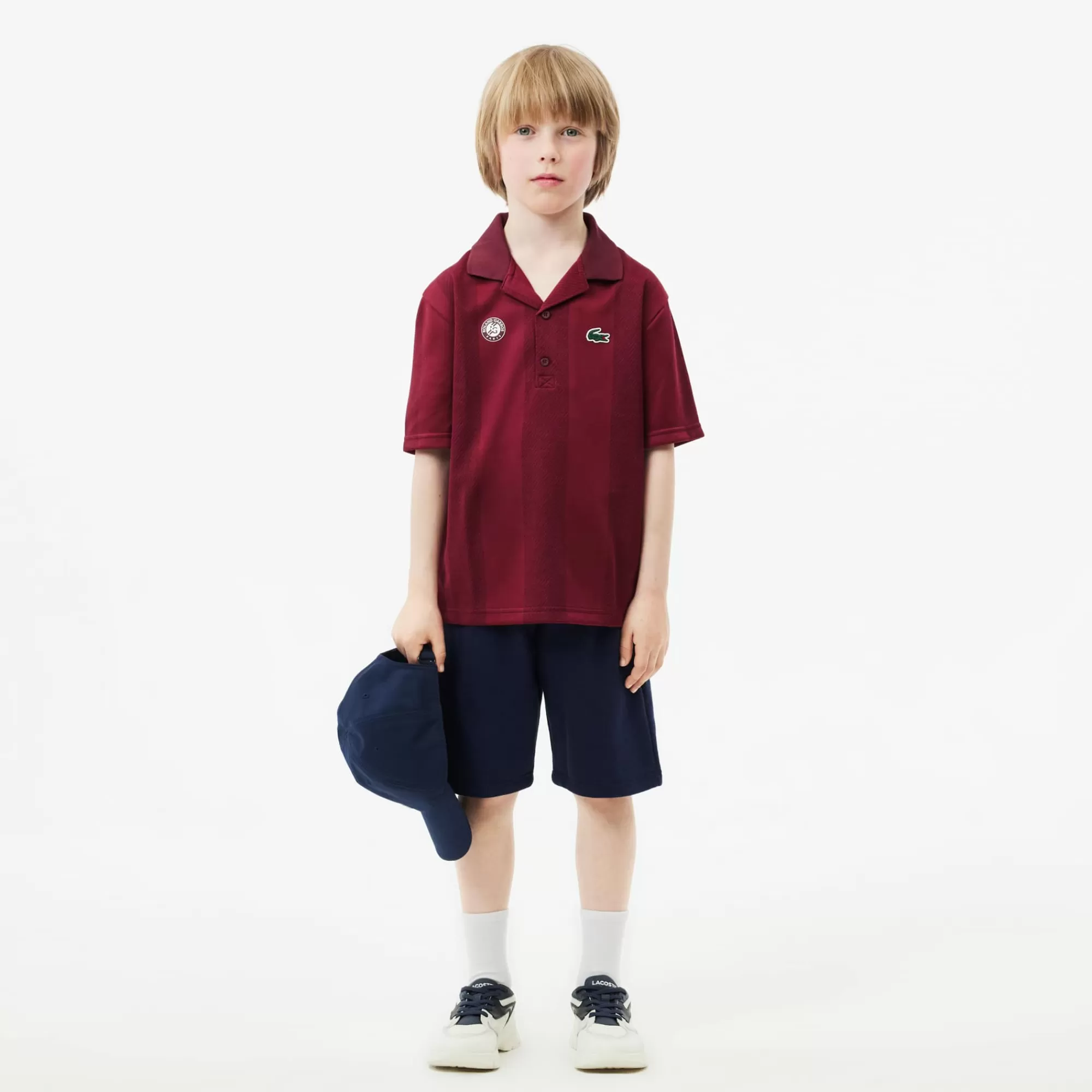 Crianças LACOSTE Moda Menino | Moda Menino^Polo Desportivo Ballboy Edição Roland-Garros