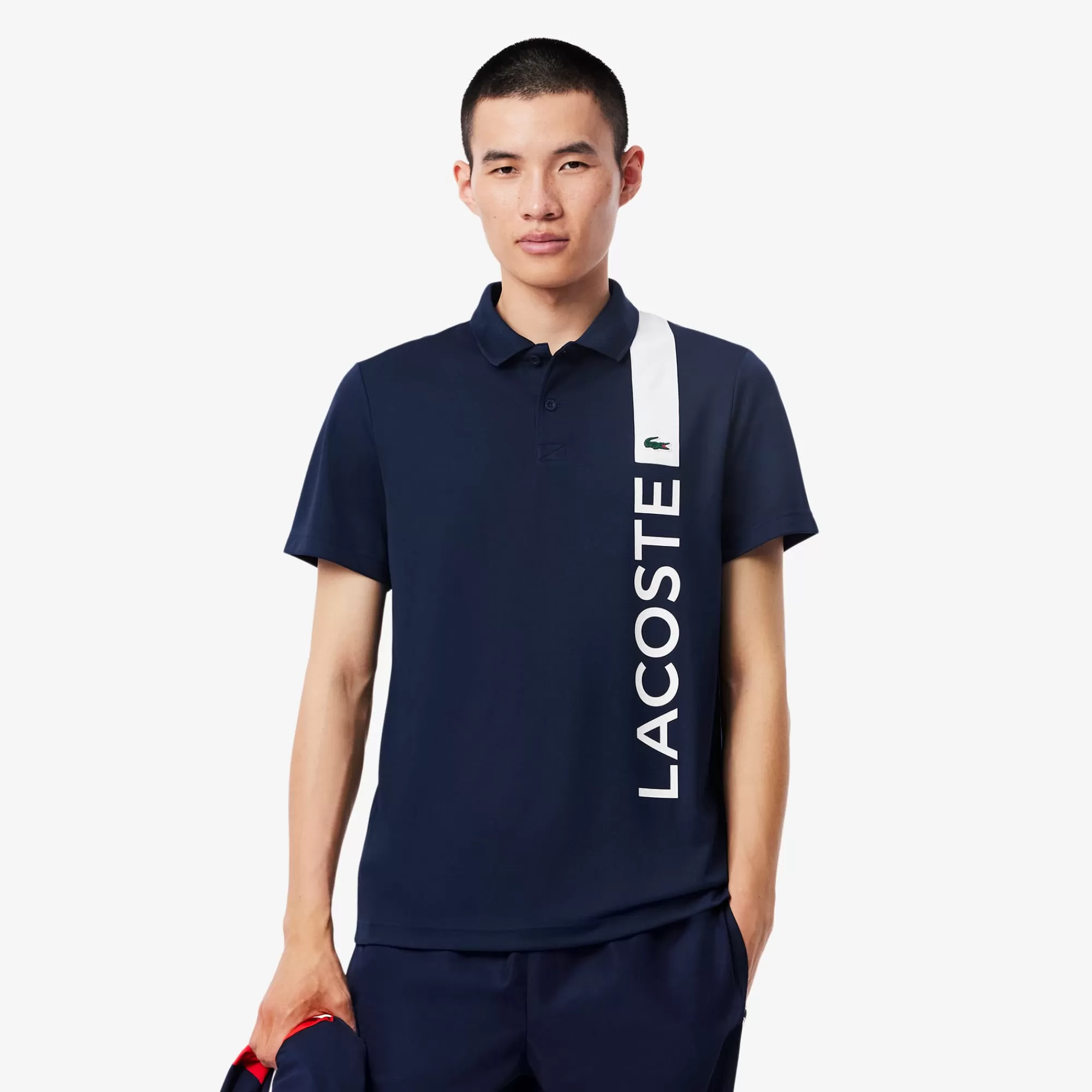 LACOSTE Ténis | Polos^Polo Desportivo com Marca Estampada e Tecnologia Ultra-Dry.