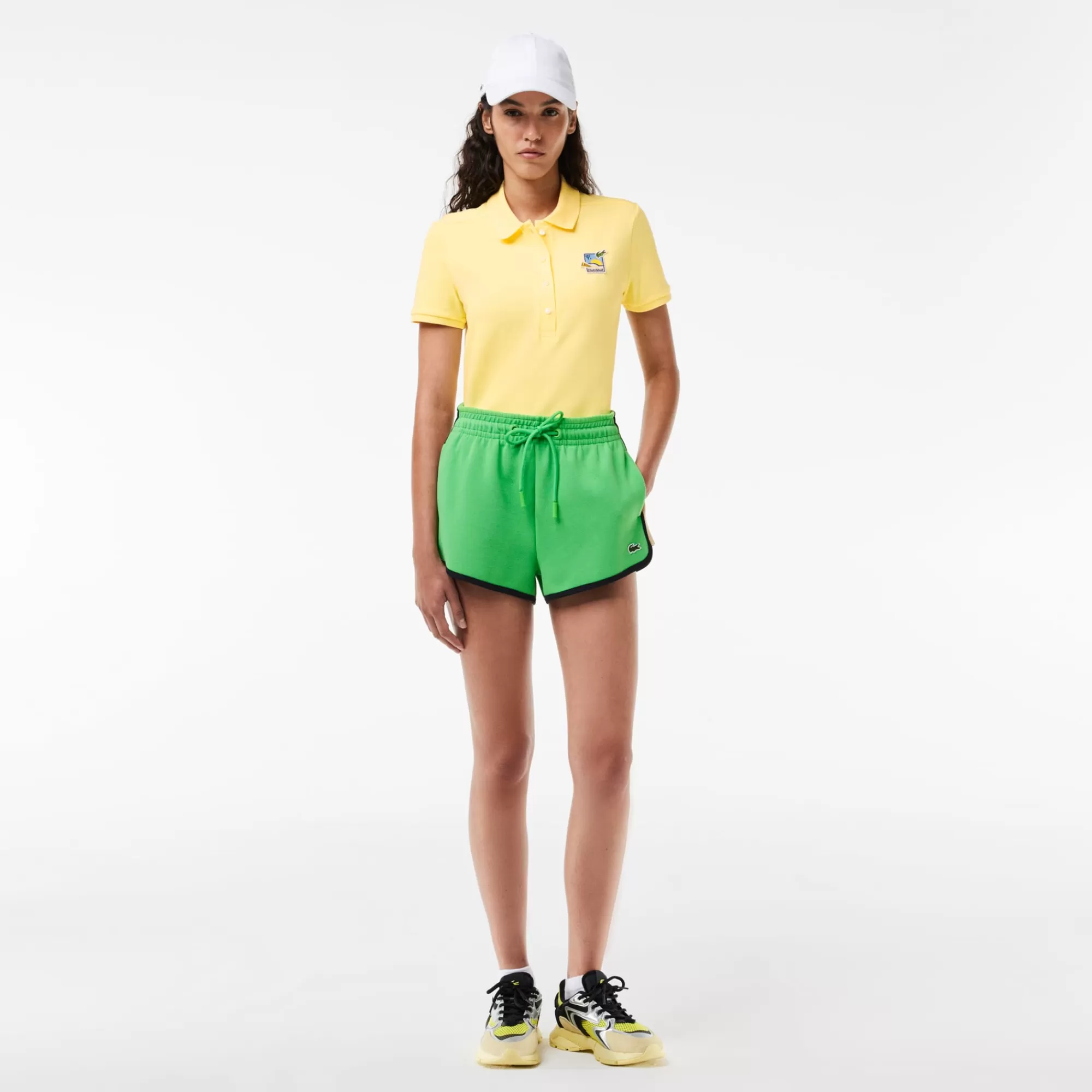 MULHER LACOSTE Polos^Polo Elástico Edição Club Med Slim Fit