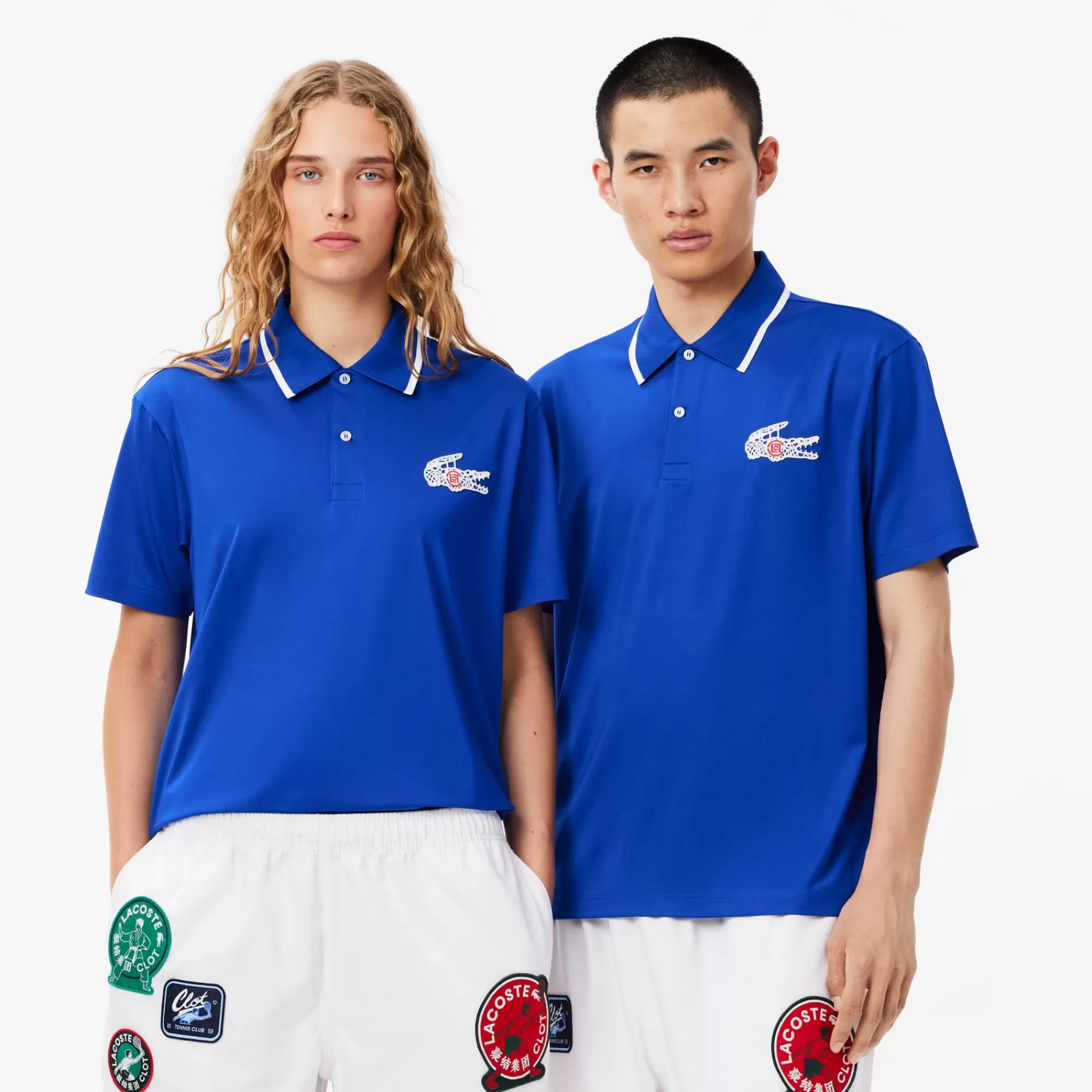 MULHER LACOSTE Polos | Polos^Polo em Jersey x CLOT com Tecnologia Ultra Dry Loose Fit
