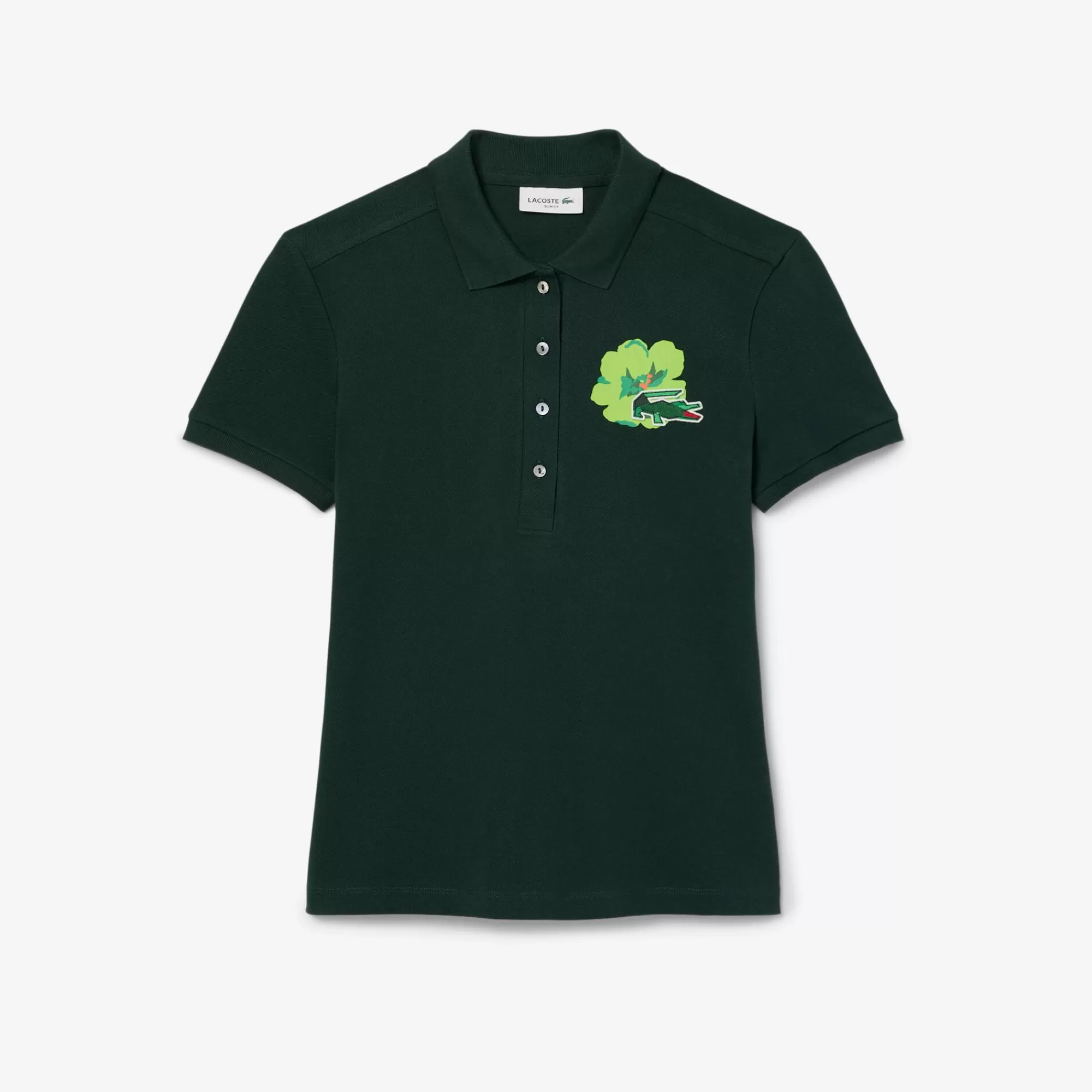 MULHER LACOSTE Polos^Polo L.12.D Mini Piqué Elástico Slim Fit