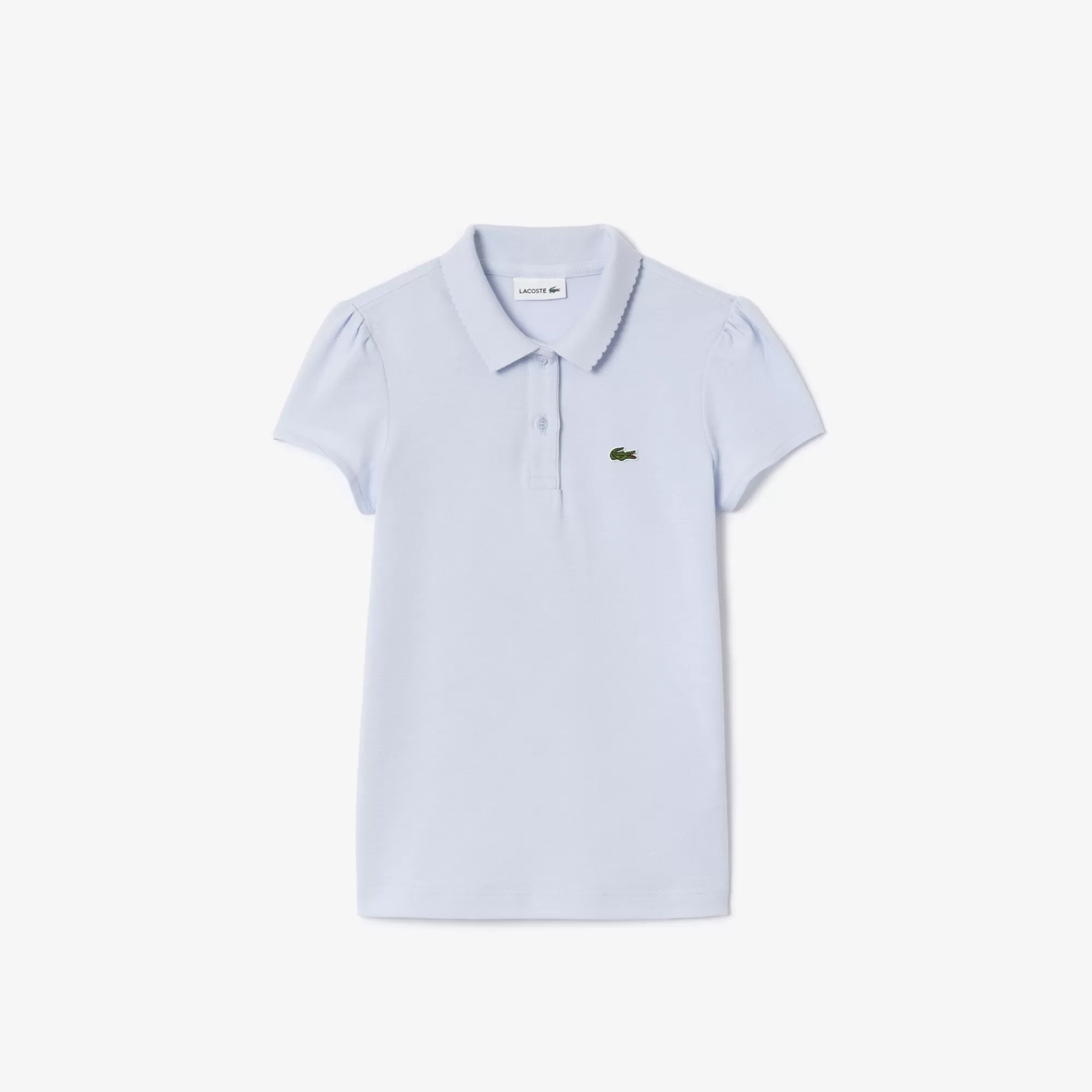 Crianças LACOSTE Moda Menina | Moda Menina^Polo Mini Piqué com Gola Festiva