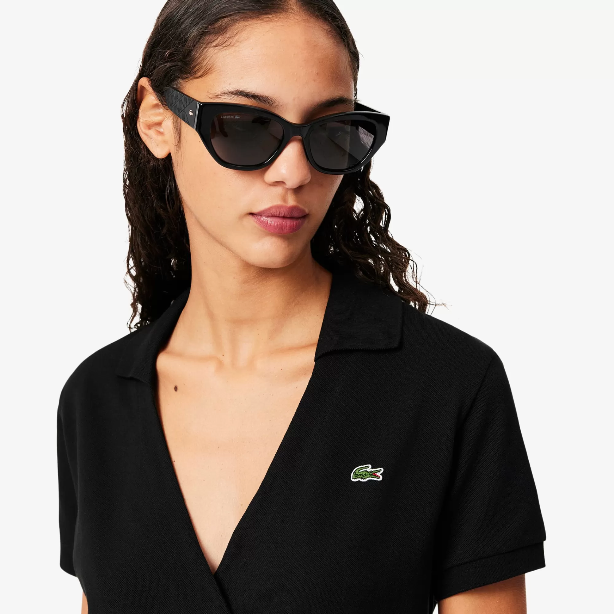 MULHER LACOSTE Polos^Polo Mini Piqué Elástico