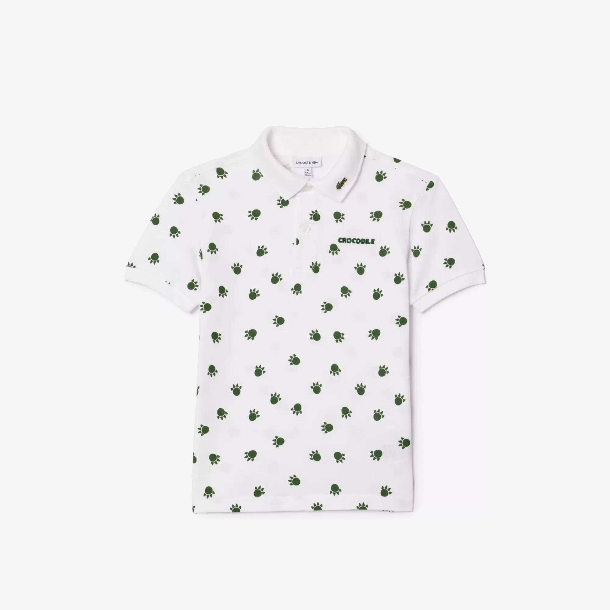 Crianças LACOSTE Moda Menina | Moda Menino^Polo Mini Piqué Estampado