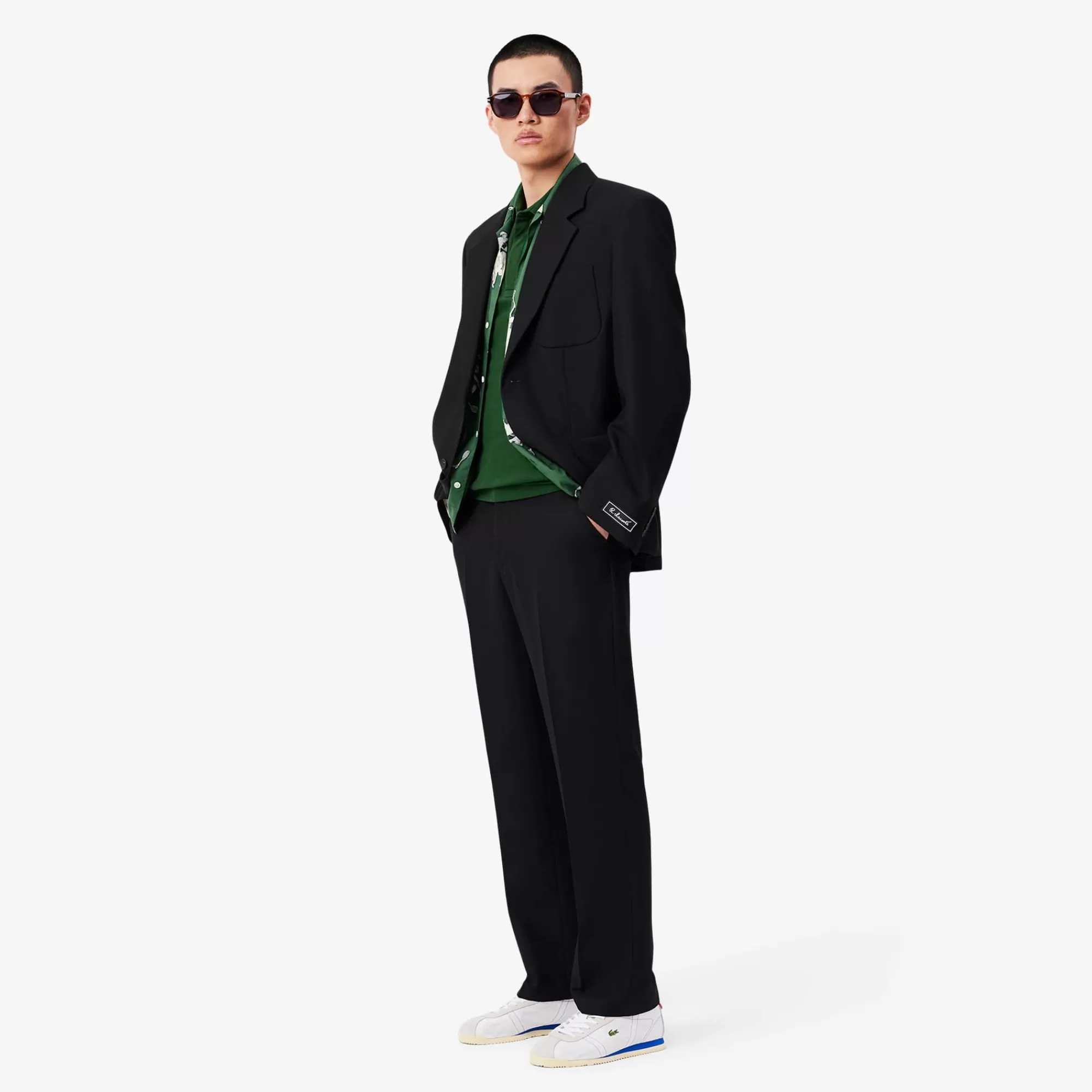 LACOSTE Polos^Polo Paris em Piqué Elástico Regular Fit