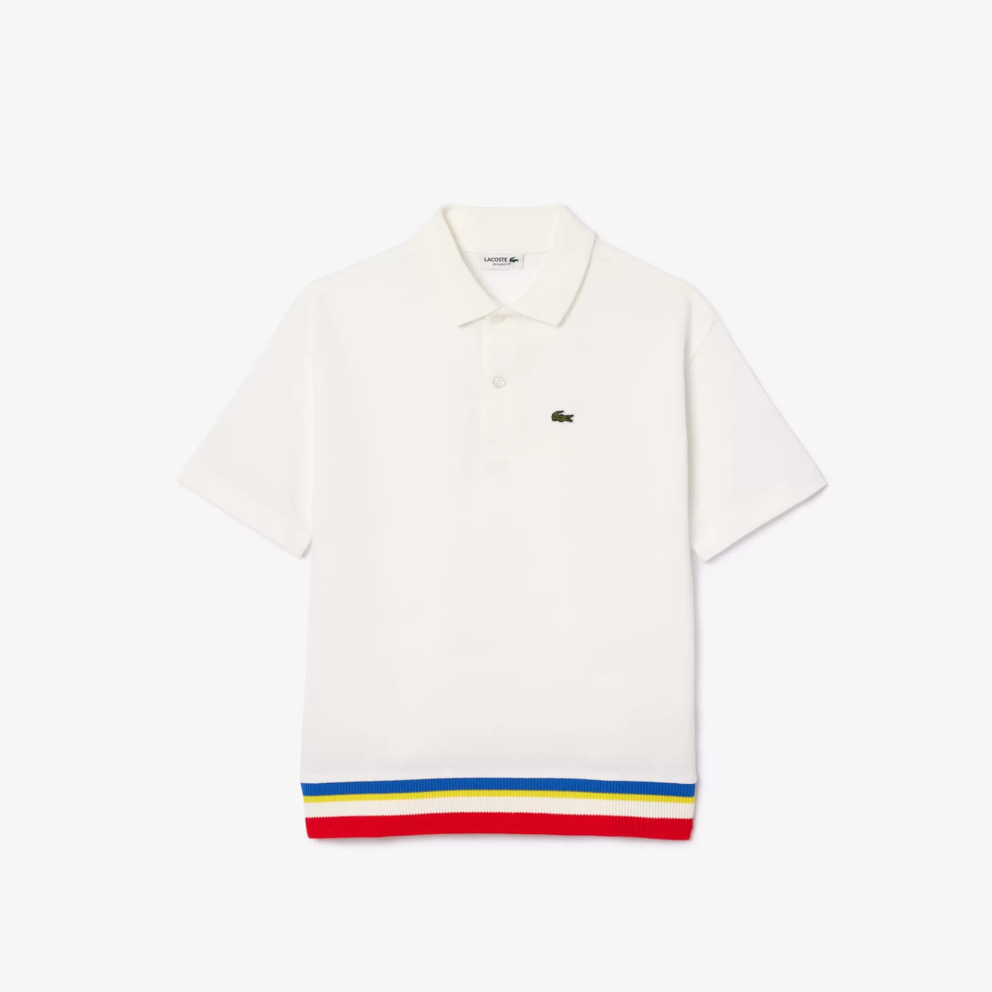 Crianças LACOSTE Moda Menino | Moda Menino^Polo Petit Piqué com Listras em Contraste