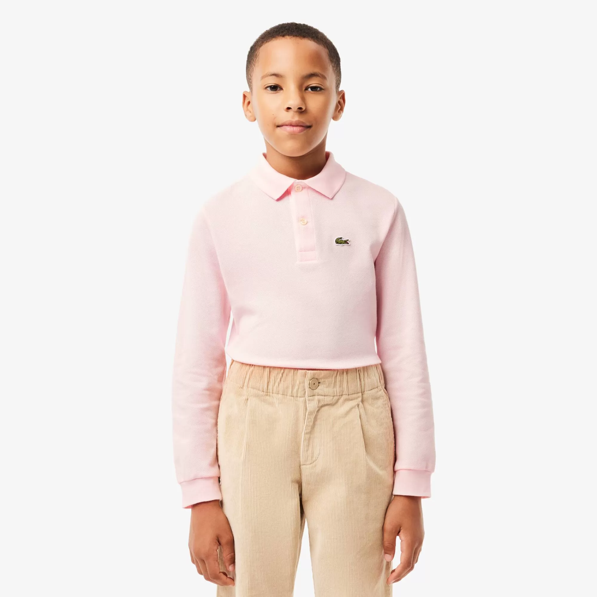 Crianças LACOSTE Moda Menino | Moda Menino^Polo Petit Piqué de Manga Comprida