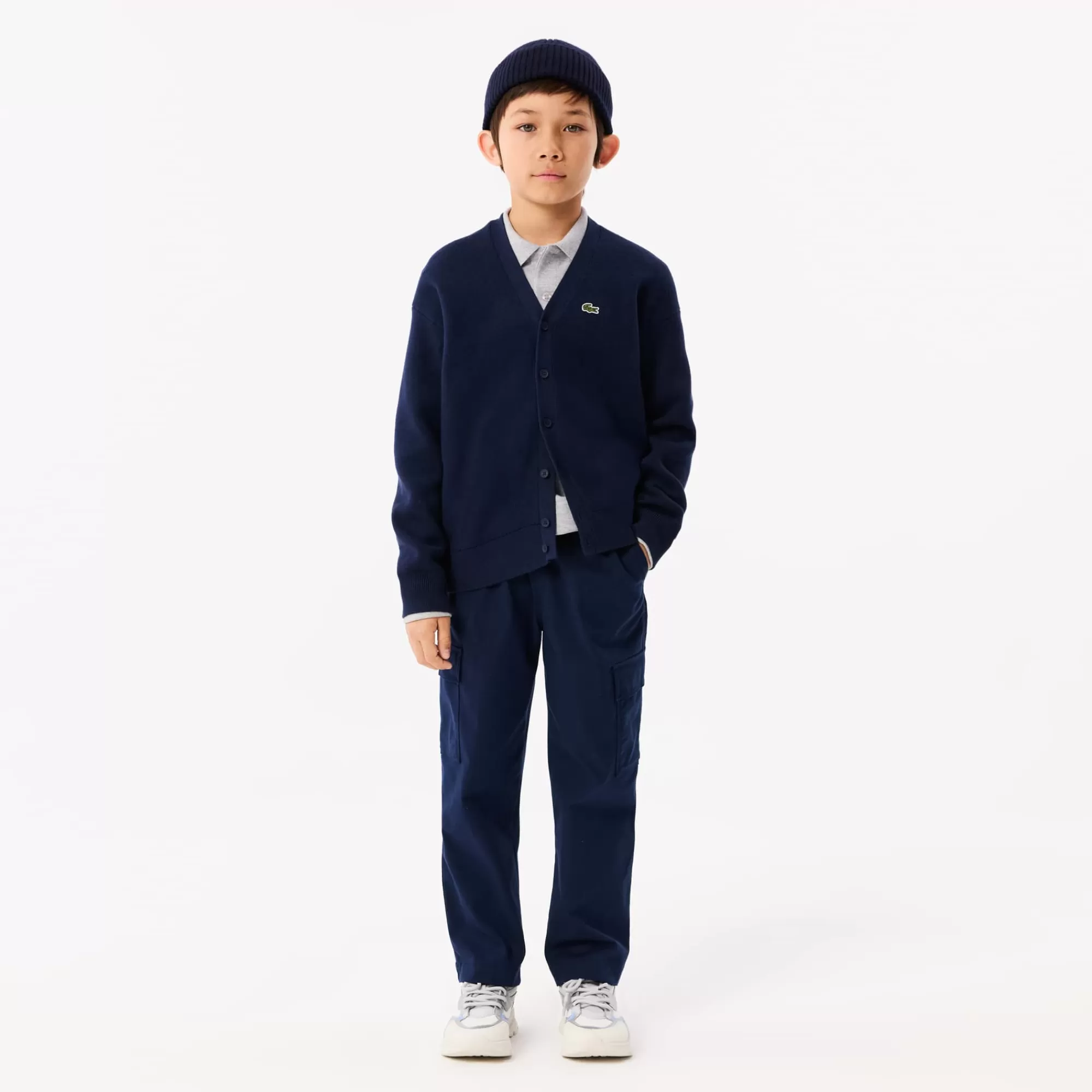 Crianças LACOSTE Moda Menino | Moda Menino^Polo Petit Piqué de Manga Comprida