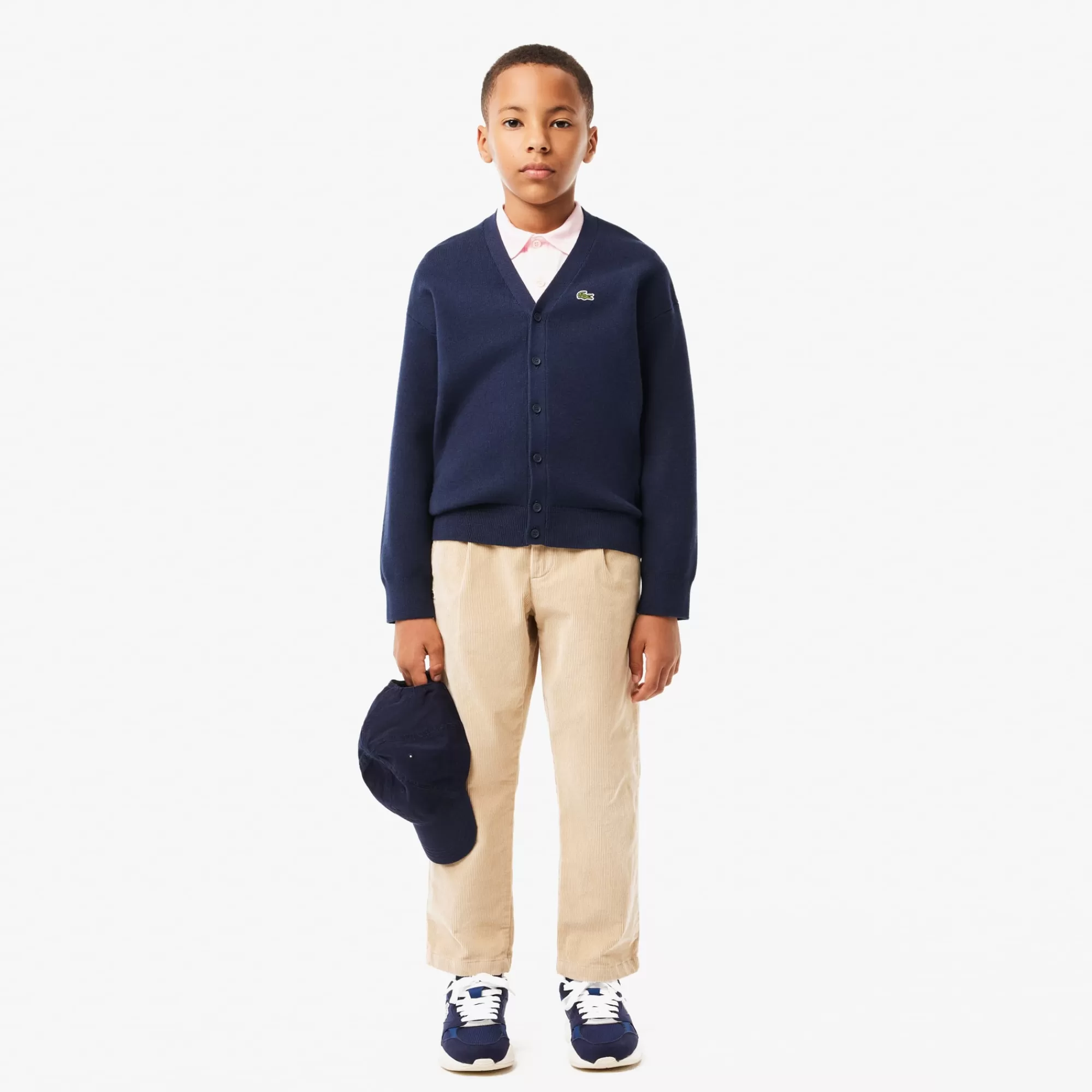 Crianças LACOSTE Moda Menino | Moda Menino^Polo Petit Piqué de Manga Comprida