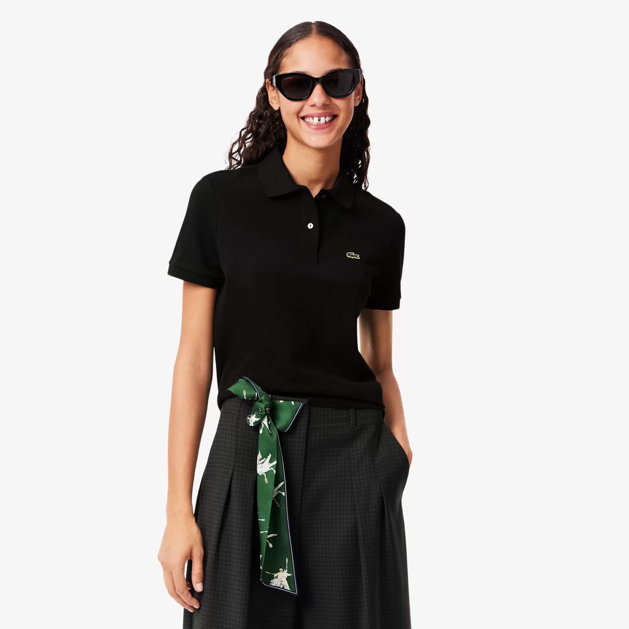 MULHER LACOSTE Polos^Polo Petit Piqué Flexível Regular Fit