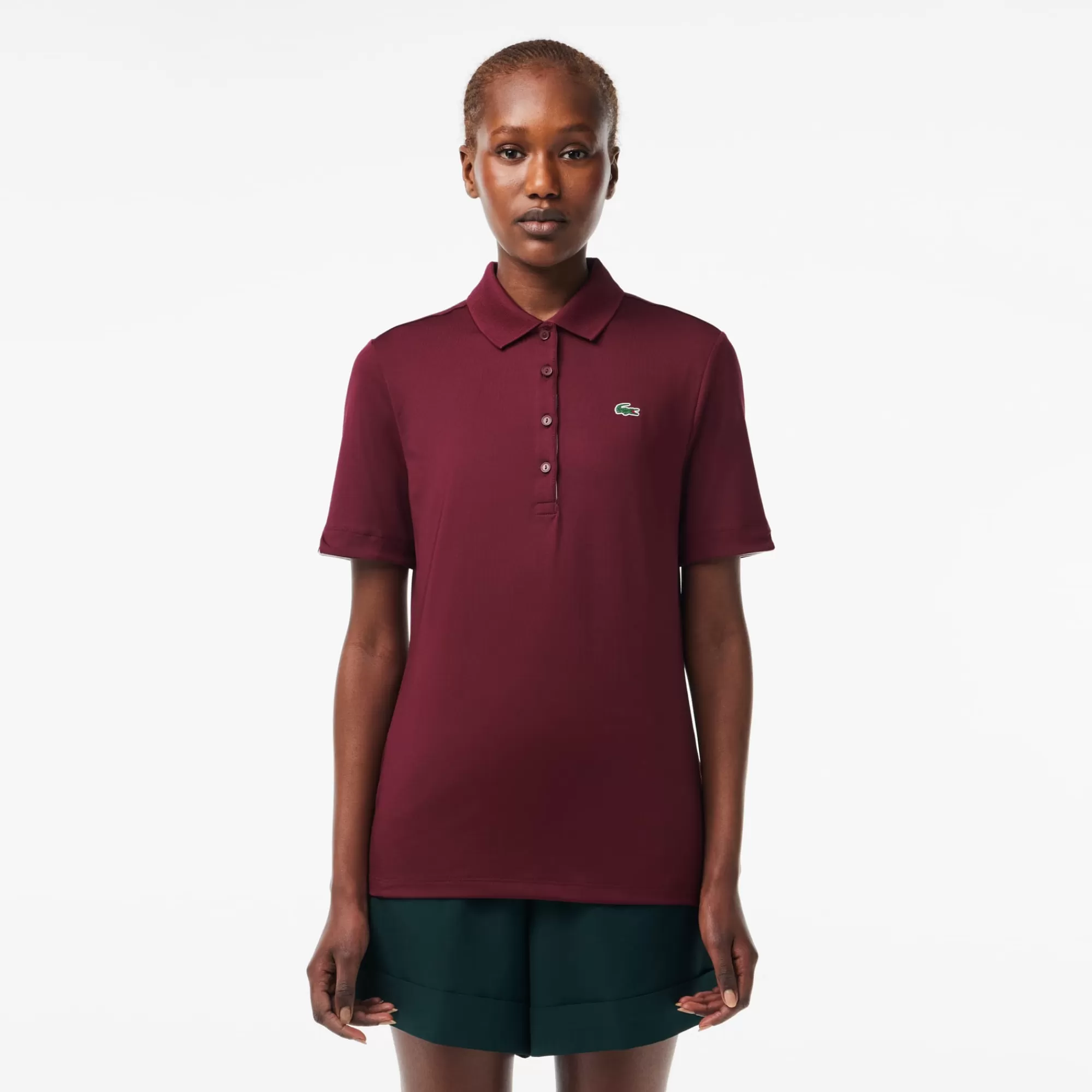MULHER LACOSTE Golfe | Roupa Deportiva Mulher^Polo Piqué de Golf Elásticos com Proteção UV Slim Fit