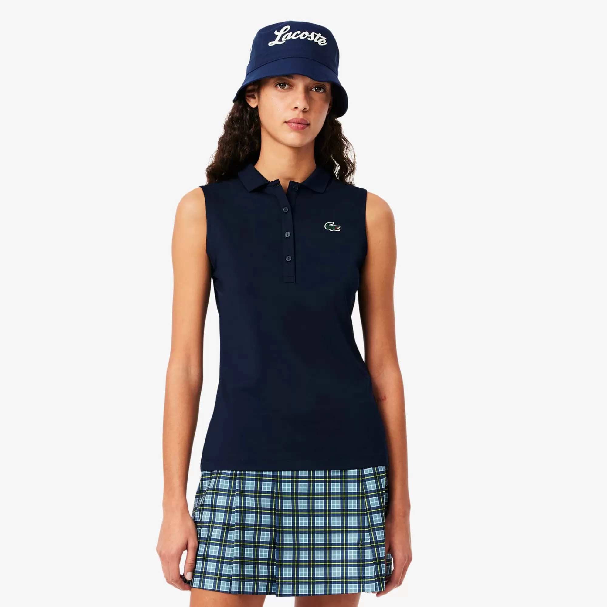 MULHER LACOSTE Golfe | Roupa Deportiva Mulher^Polo Piqué de Golf Elásticos com Proteção UV Slim Fit