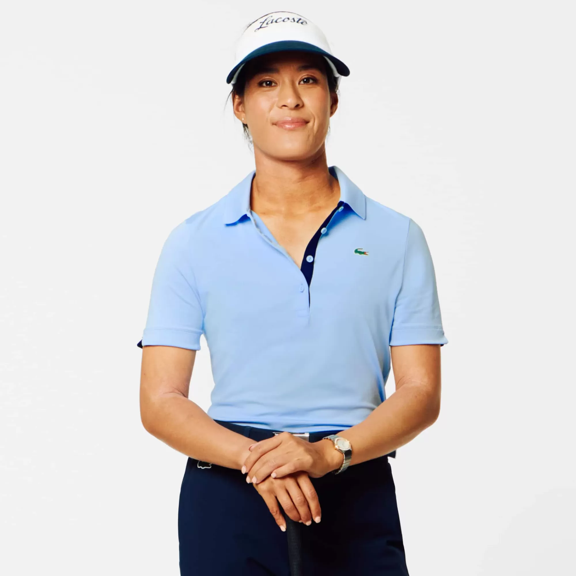 MULHER LACOSTE Golfe | Roupa Deportiva Mulher^Polo Piqué de Golf Elásticos com Proteção UV Slim Fit