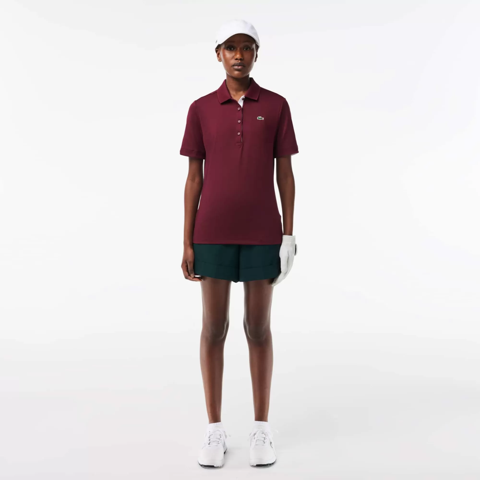 MULHER LACOSTE Golfe | Roupa Deportiva Mulher^Polo Piqué de Golf Elásticos com Proteção UV Slim Fit
