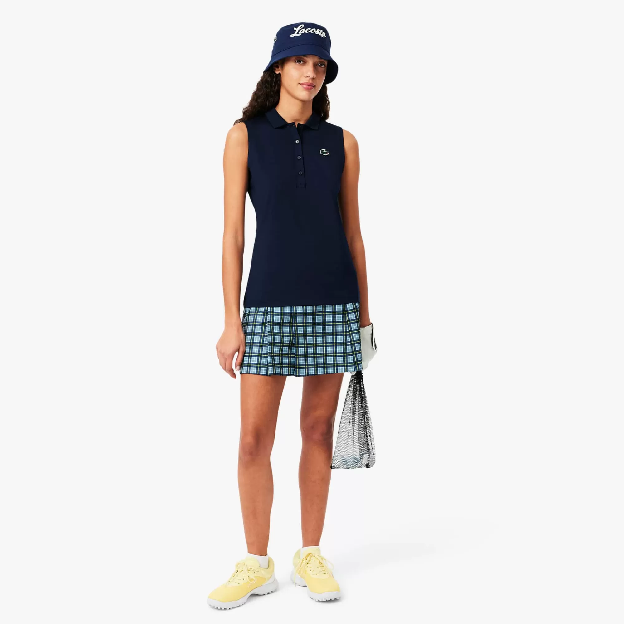 MULHER LACOSTE Golfe | Roupa Deportiva Mulher^Polo Piqué de Golf Elásticos com Proteção UV Slim Fit