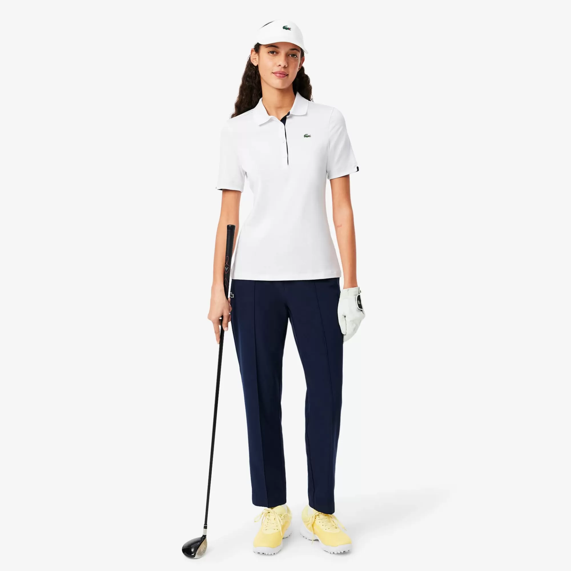 MULHER LACOSTE Golfe | Roupa Deportiva Mulher^Polo Piqué de Golf Elásticos com Proteção UV Slim Fit