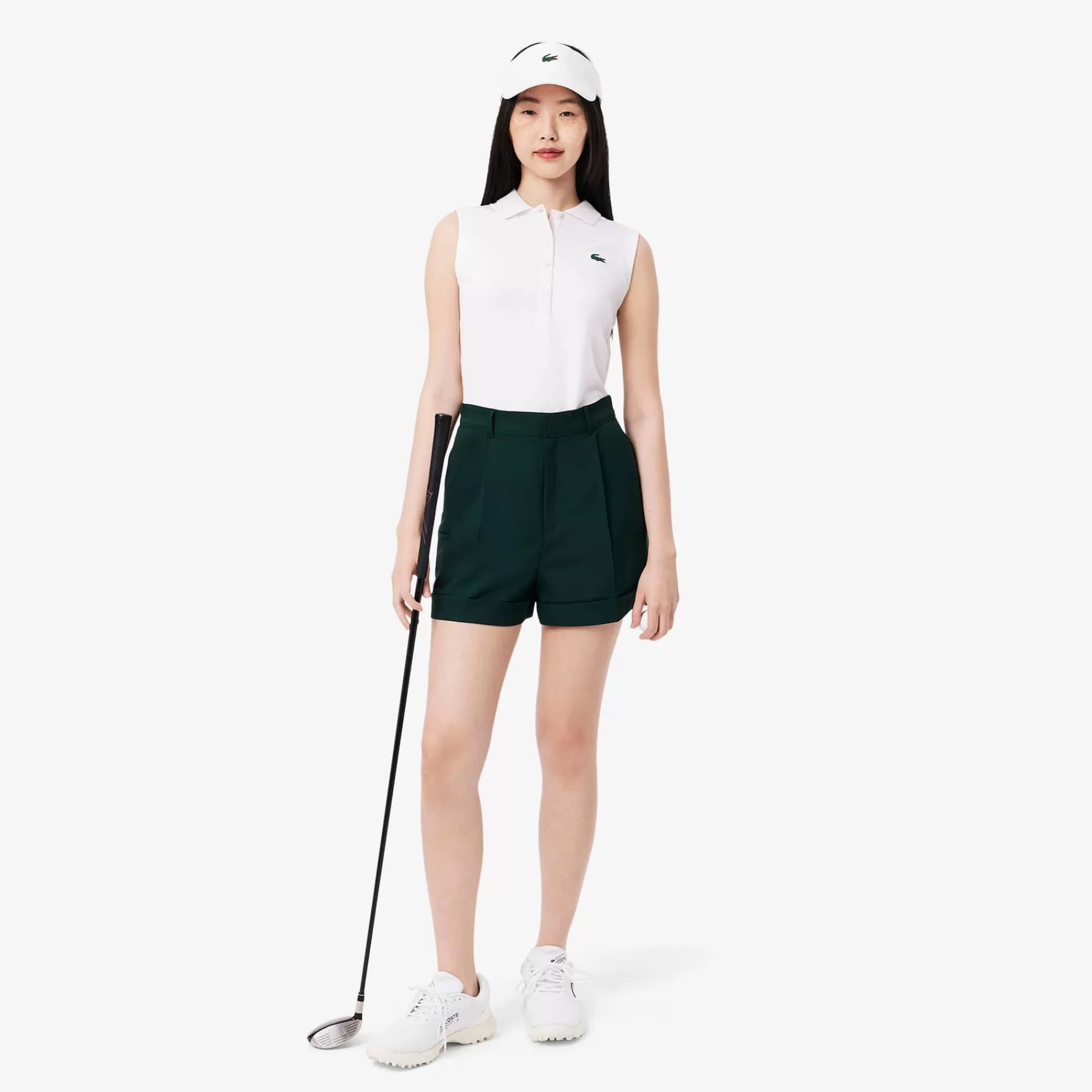 MULHER LACOSTE Golfe | Roupa Deportiva Mulher^Polo Piqué de Golf Elásticos com Proteção UV Slim Fit