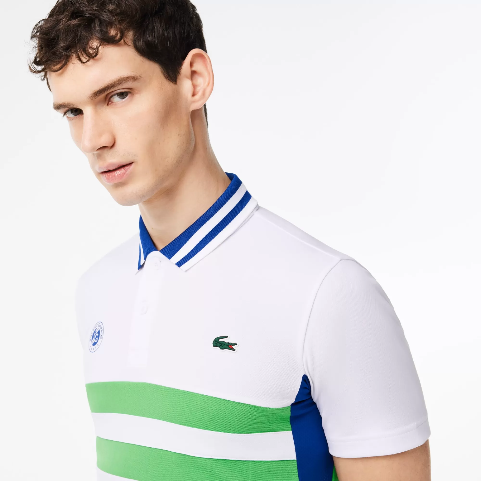 LACOSTE Ténis | Roupa Desportiva^Polo Piqué de Ténis com Tecnologia Ultra-Dry Edição Roland-Garros Slim Fit