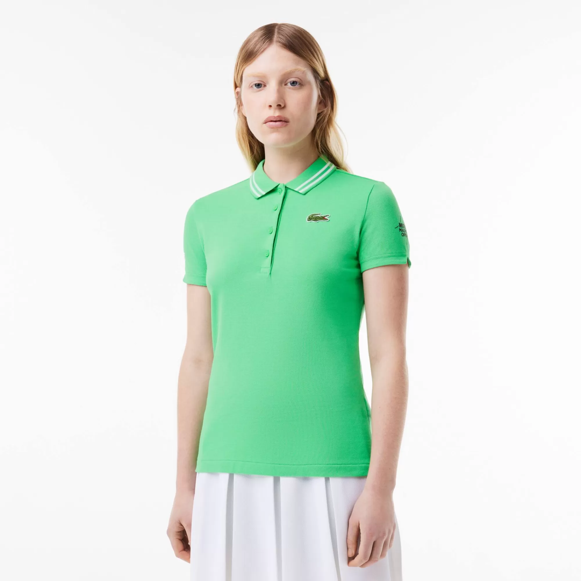 MULHER LACOSTE Ténis | Roupa Deportiva Mulher^Polo Piqué de Ténis Edição Mutua Madrid Open