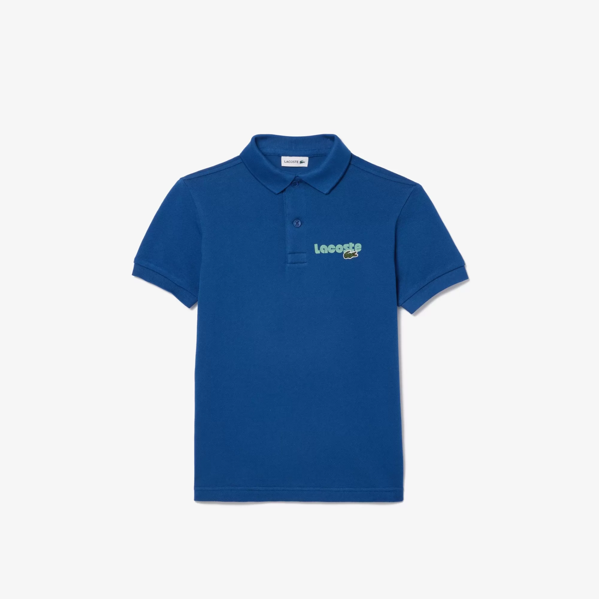 Crianças LACOSTE Moda Menino | Moda Menino^Polo Piqué Estampado