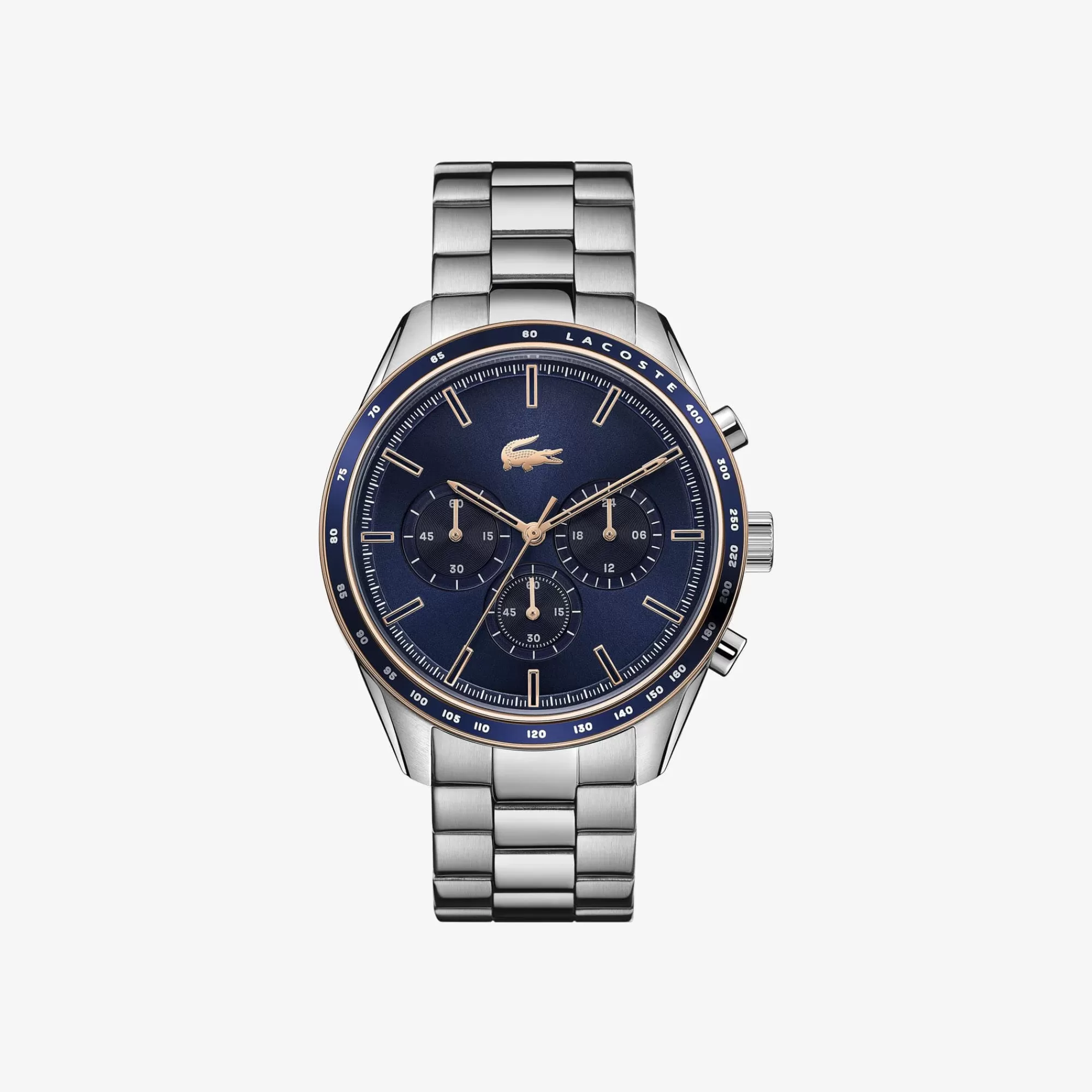 LACOSTE Relógios^Relógio Boston Chrono – Azul marinho com pulseira de aço inoxidável