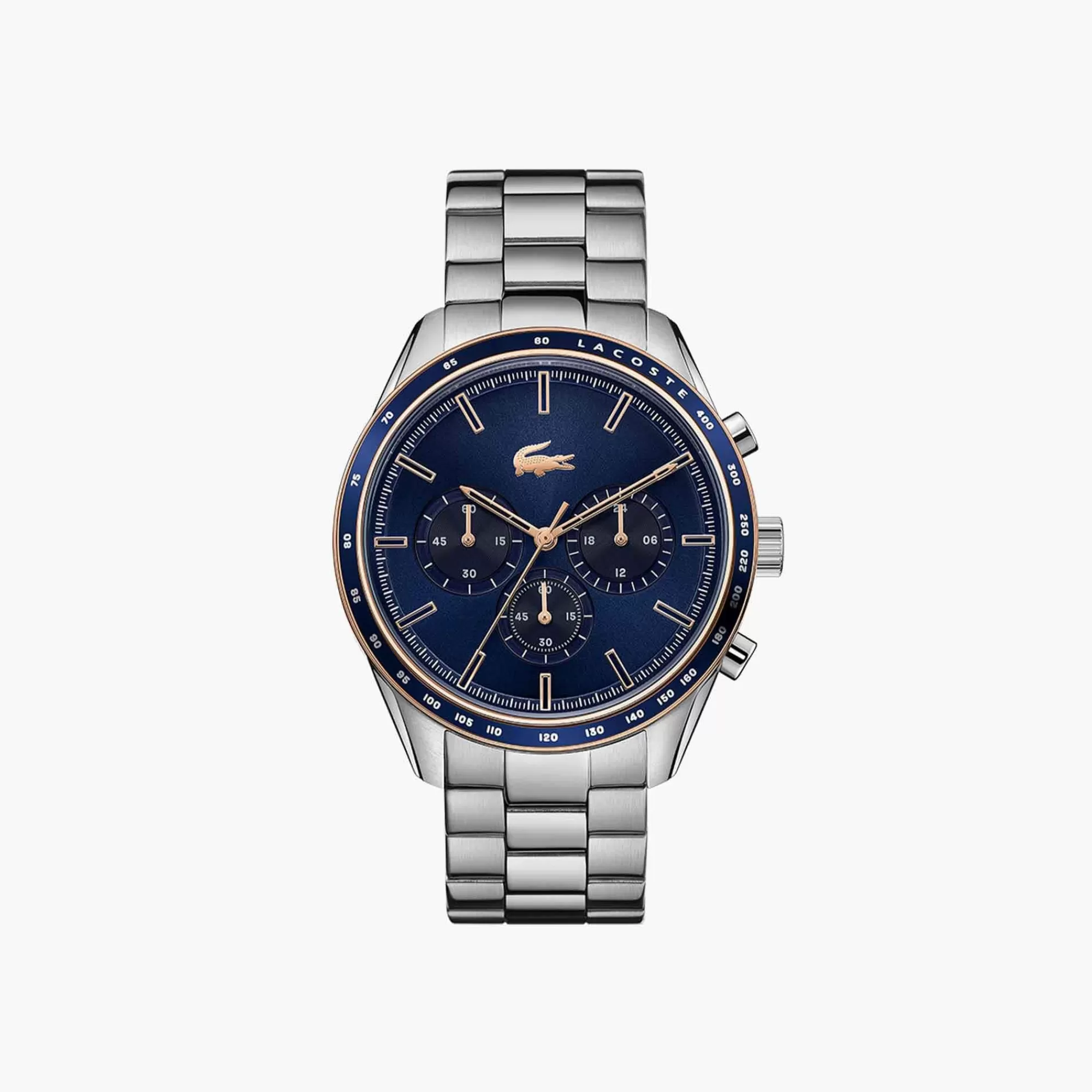 LACOSTE Relógios^Relógio Boston Chrono – Azul marinho com pulseira de aço inoxidável