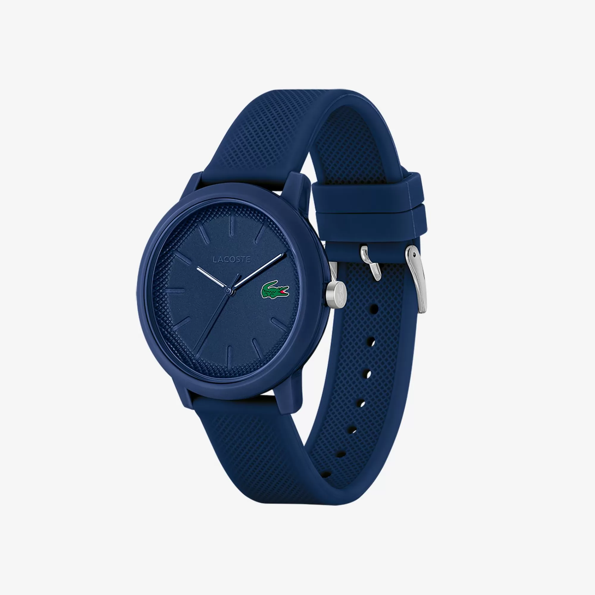 LACOSTE Relógios^Relógio .12.12 com pulseira de silicone azul para homem