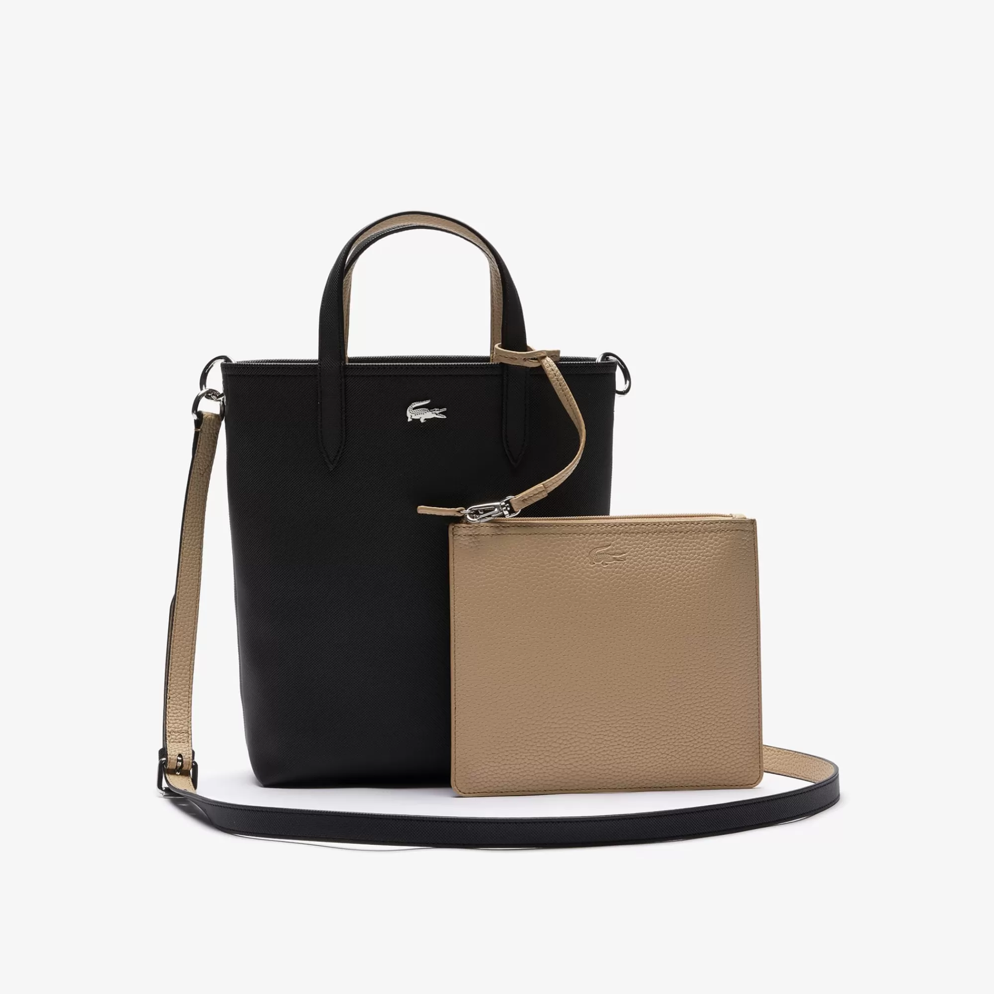 MULHER LACOSTE Malas^Saco Tote Reversível Vertical Anna