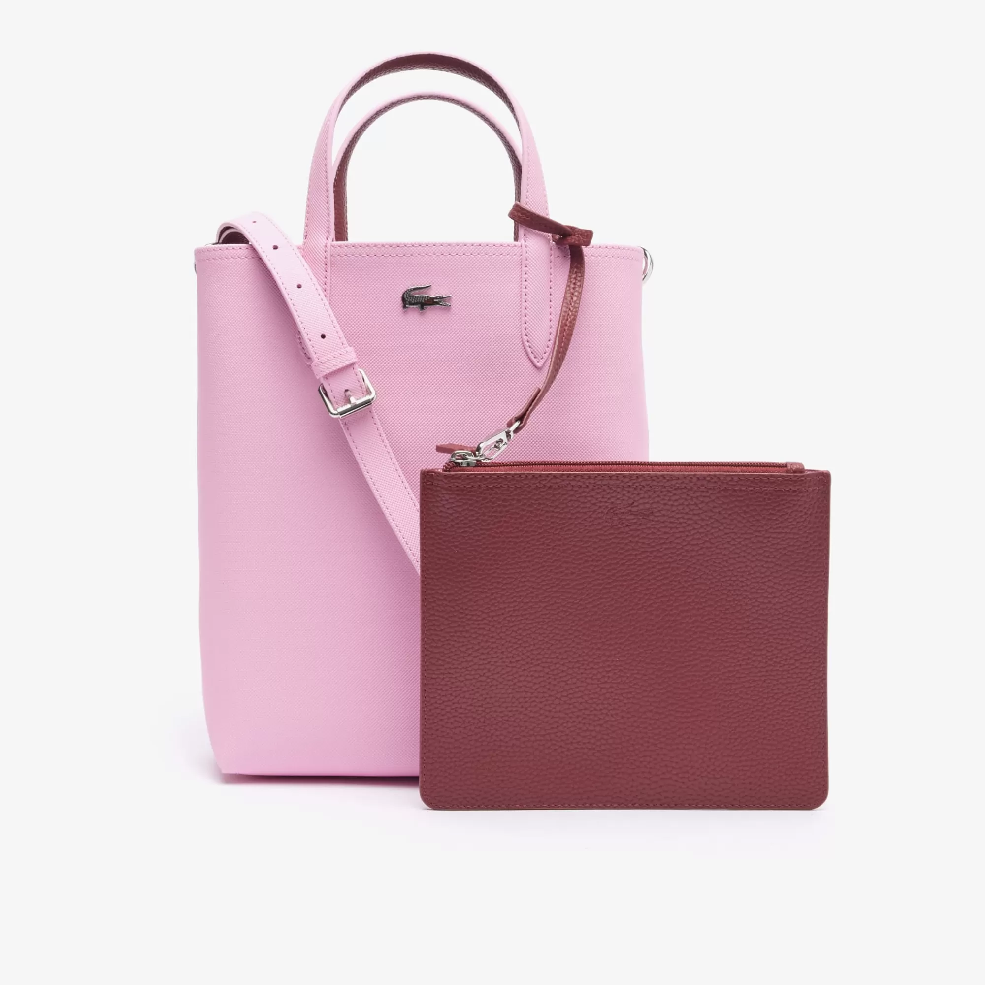 MULHER LACOSTE Malas^Saco Tote Reversível Vertical Anna