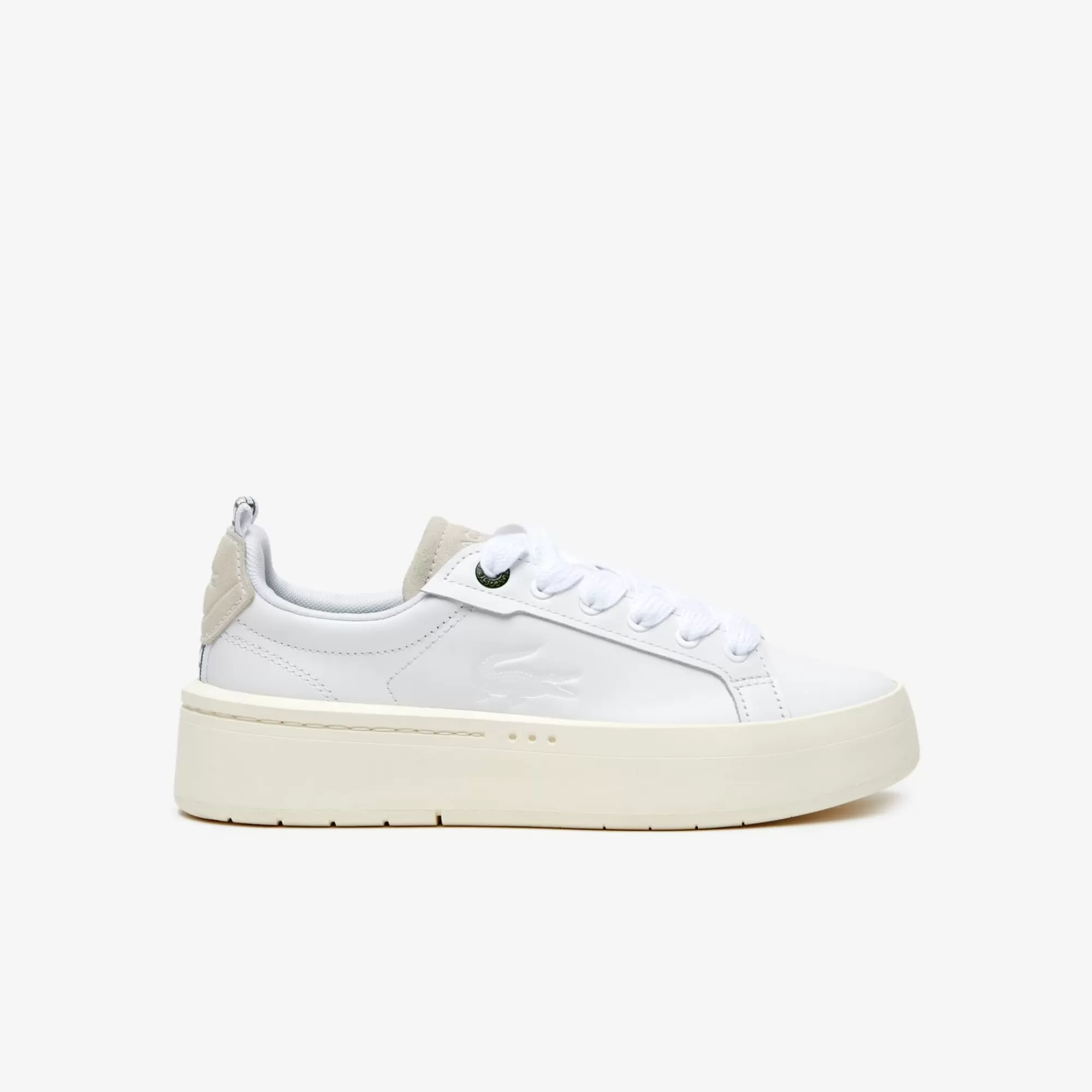 MULHER LACOSTE Sapatilhas^Sapatilhas Carnaby Platform em Pele para Mulher