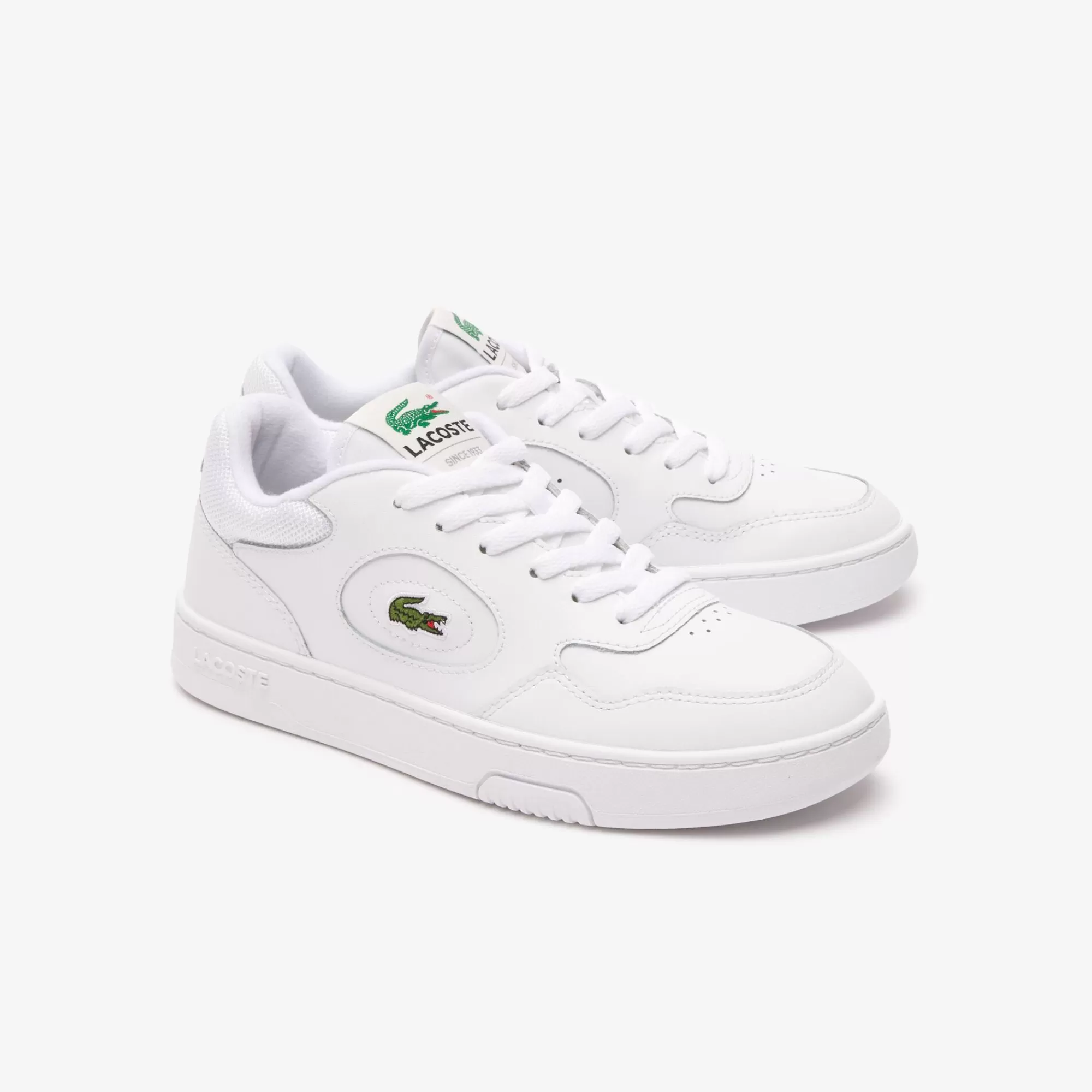 MULHER LACOSTE Sapatilhas^Sapatilhas em pele Lineset para mulher