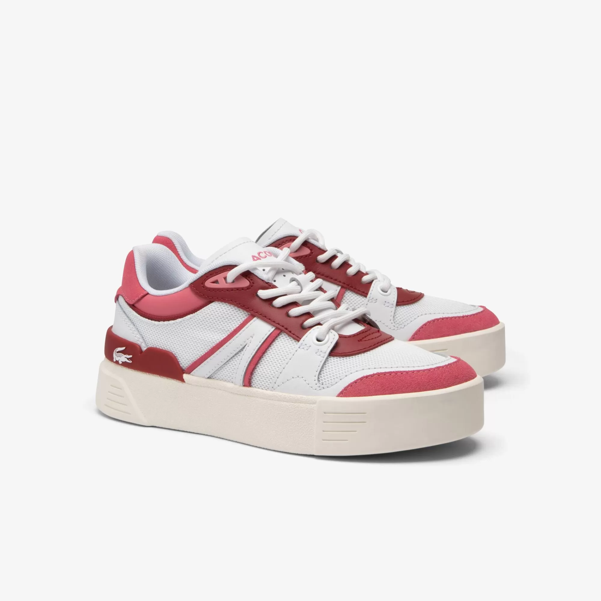 MULHER LACOSTE Sapatilhas^Sapatilhas L002 Evo em Pele para Mulher