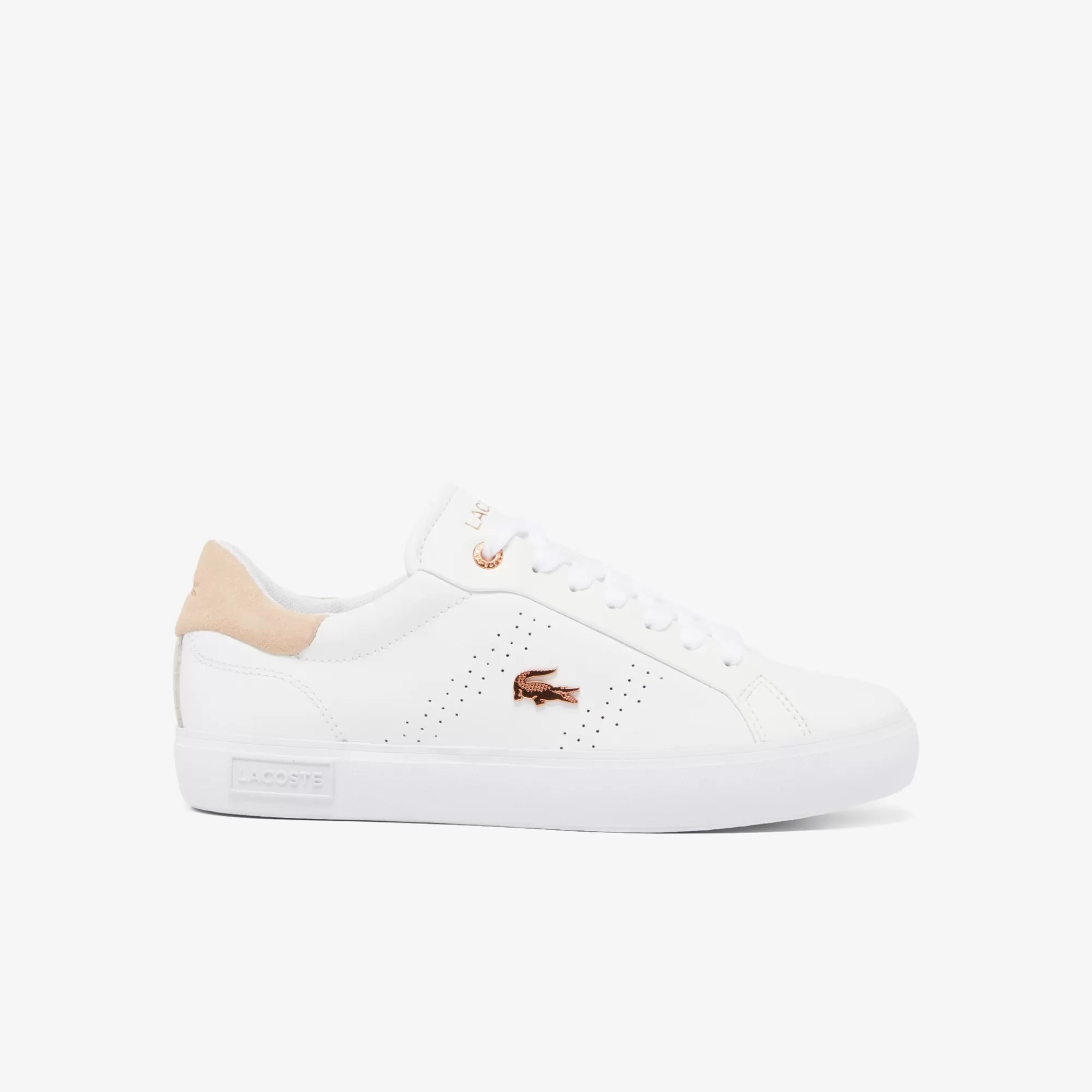 MULHER LACOSTE Sapatilhas^Sapatilhas Powercourt 2.0 em Pele para Mulher