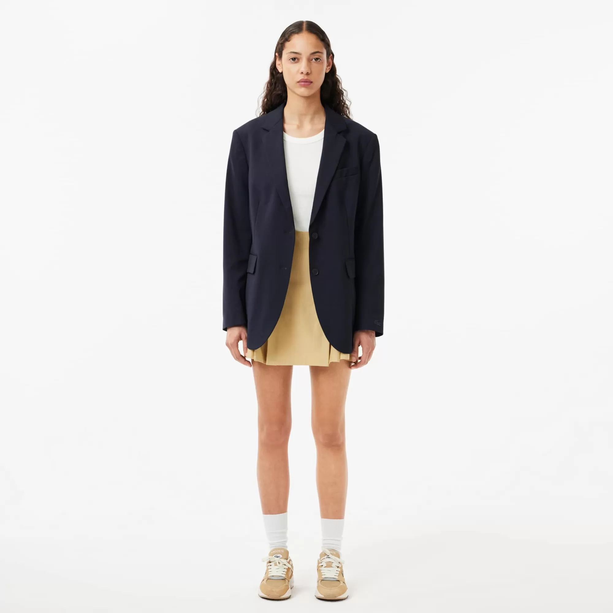 MULHER LACOSTE Sapatilhas^Sapatilhas Storm 96 Vintage em Pele para Mulher